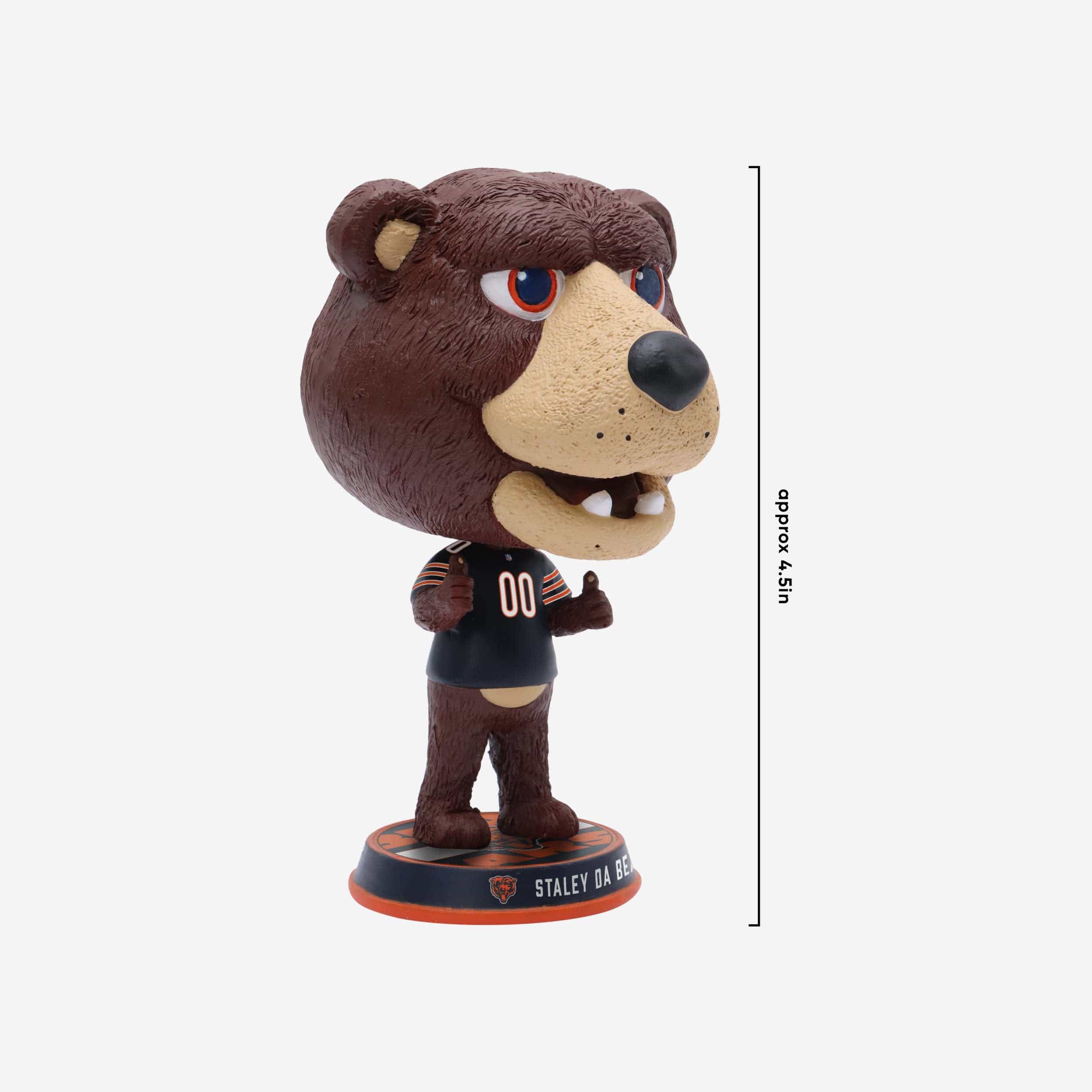 Staley Da Bear Chicago Bears Mascot Mini Bighead Bobblehead - Image 4