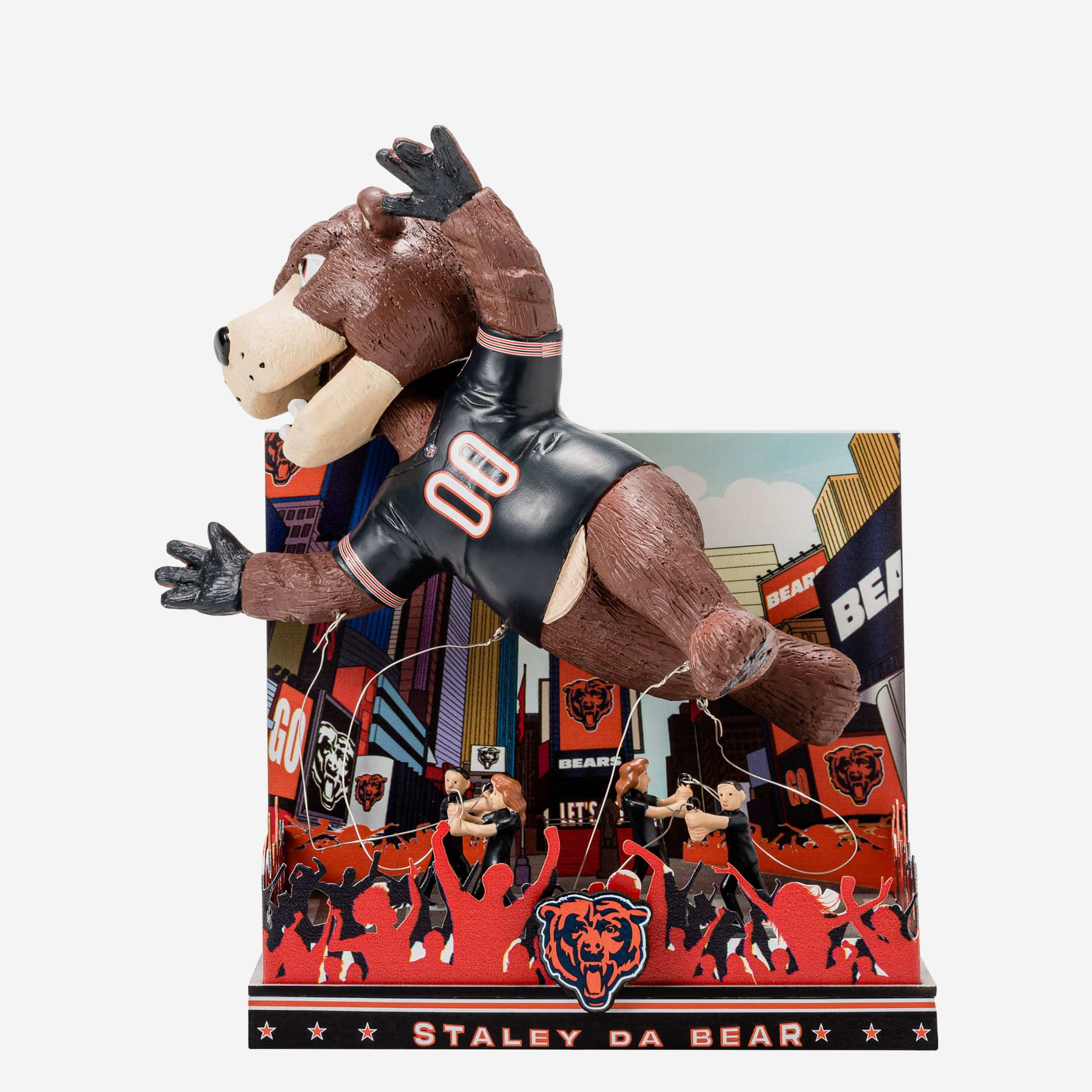 Staley Da Bear Chicago Bears Thanksgiving Mascot Bobblehead