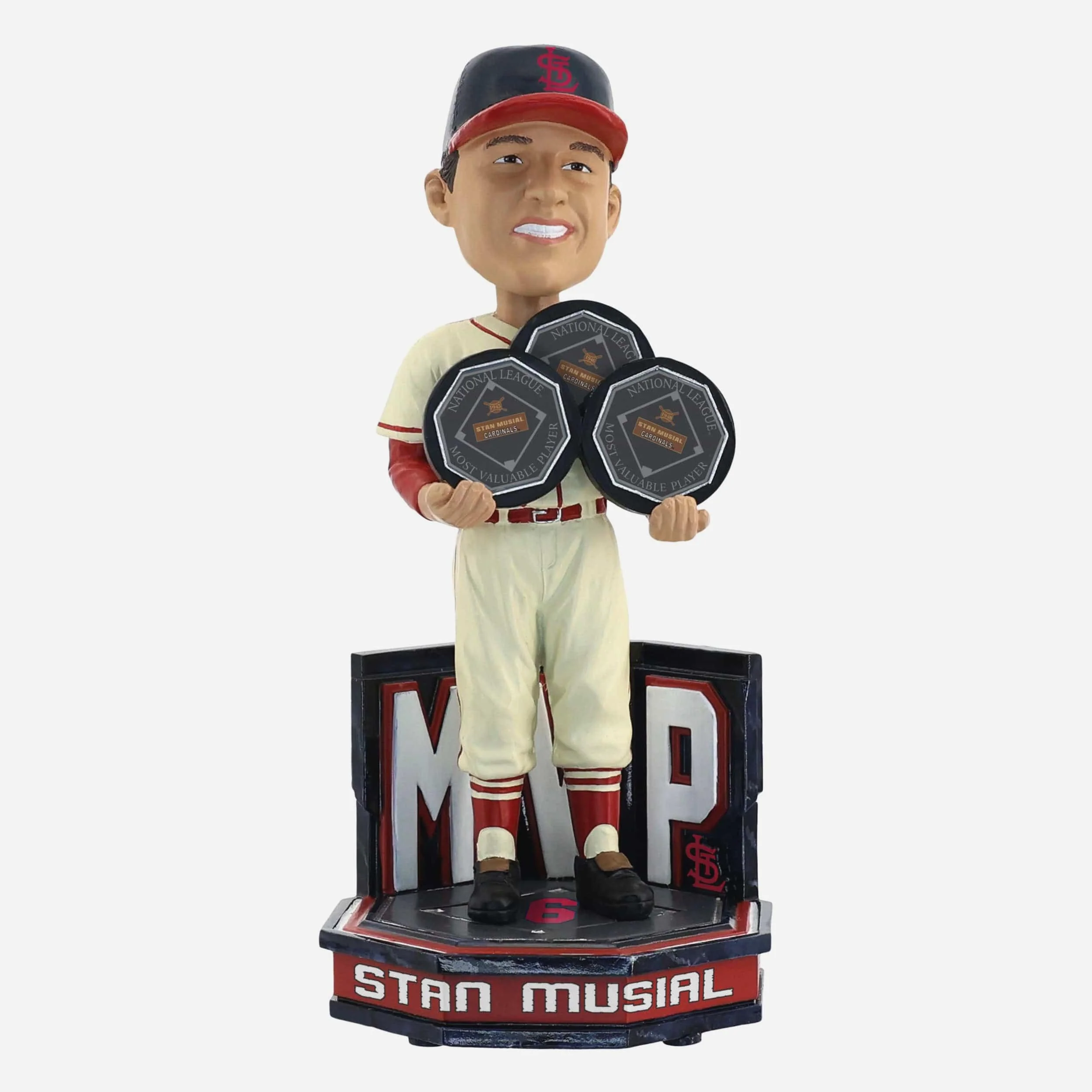 Stan Musial St Louis Cardinals 3X NL MVP Bobblehead