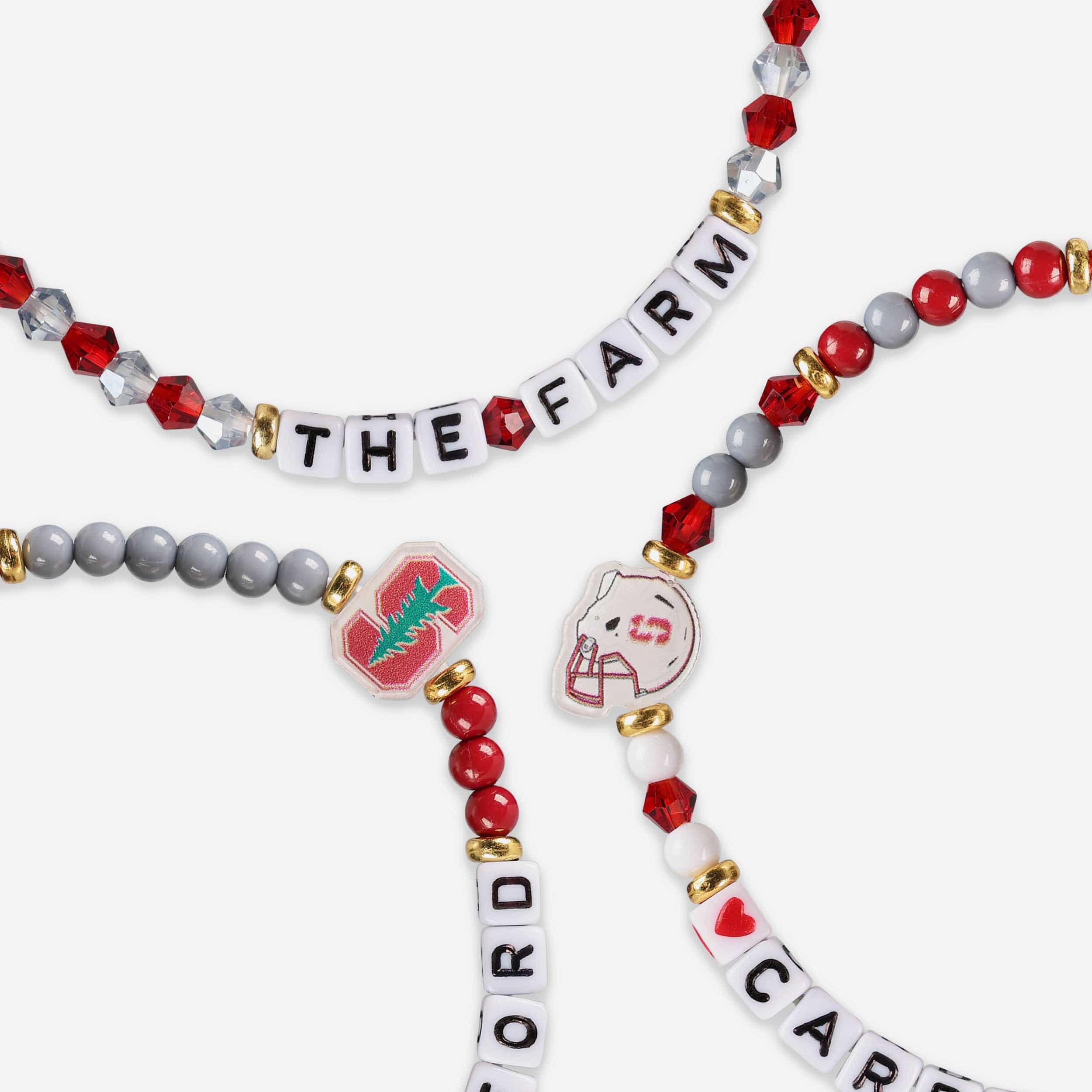 Stanford Cardinal 3 Pack Friendship Bracelet - Image 2