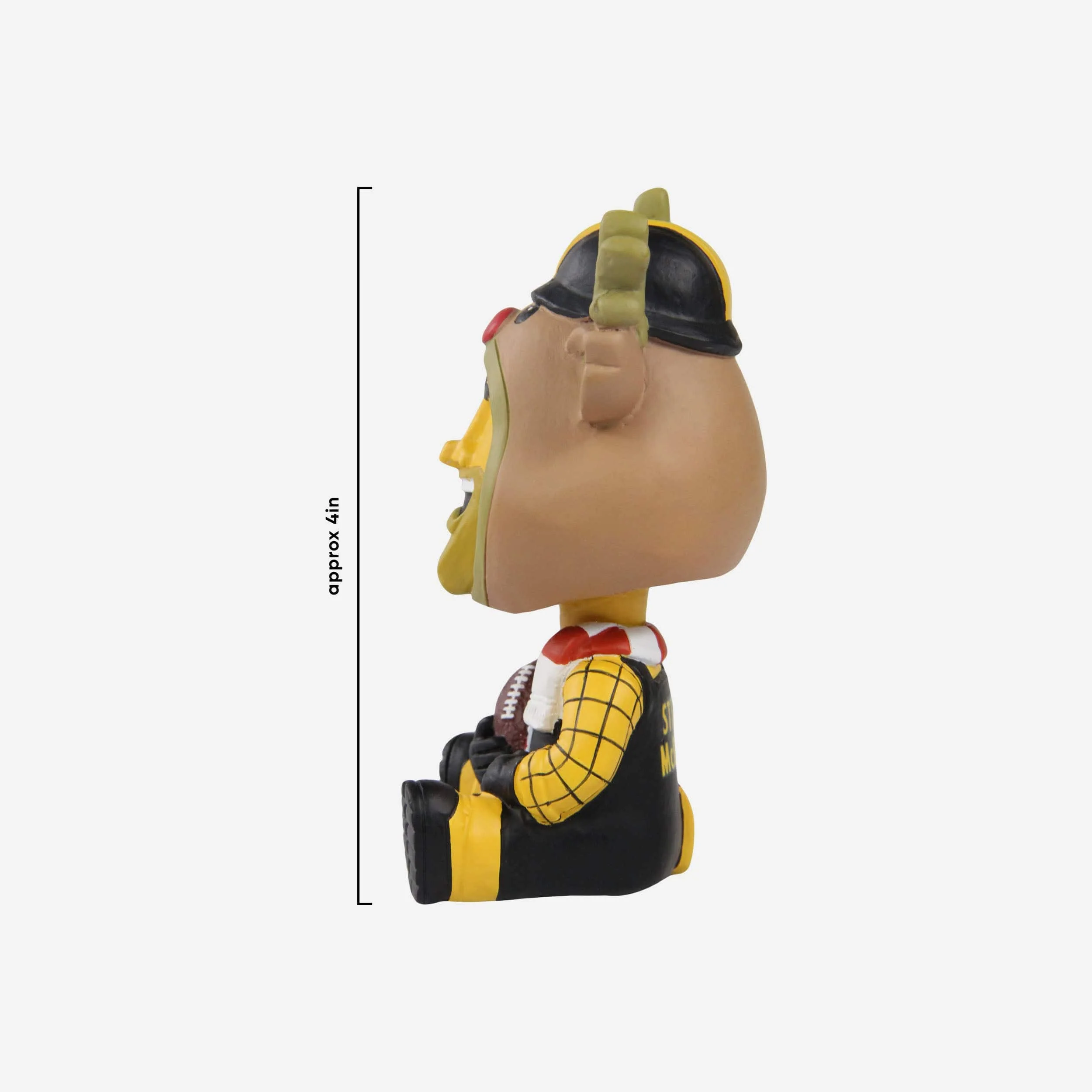 Steely McBeam Pittsburgh Steelers Christmas Mascot Bobble Bro Mini Bobblehead - Image 3