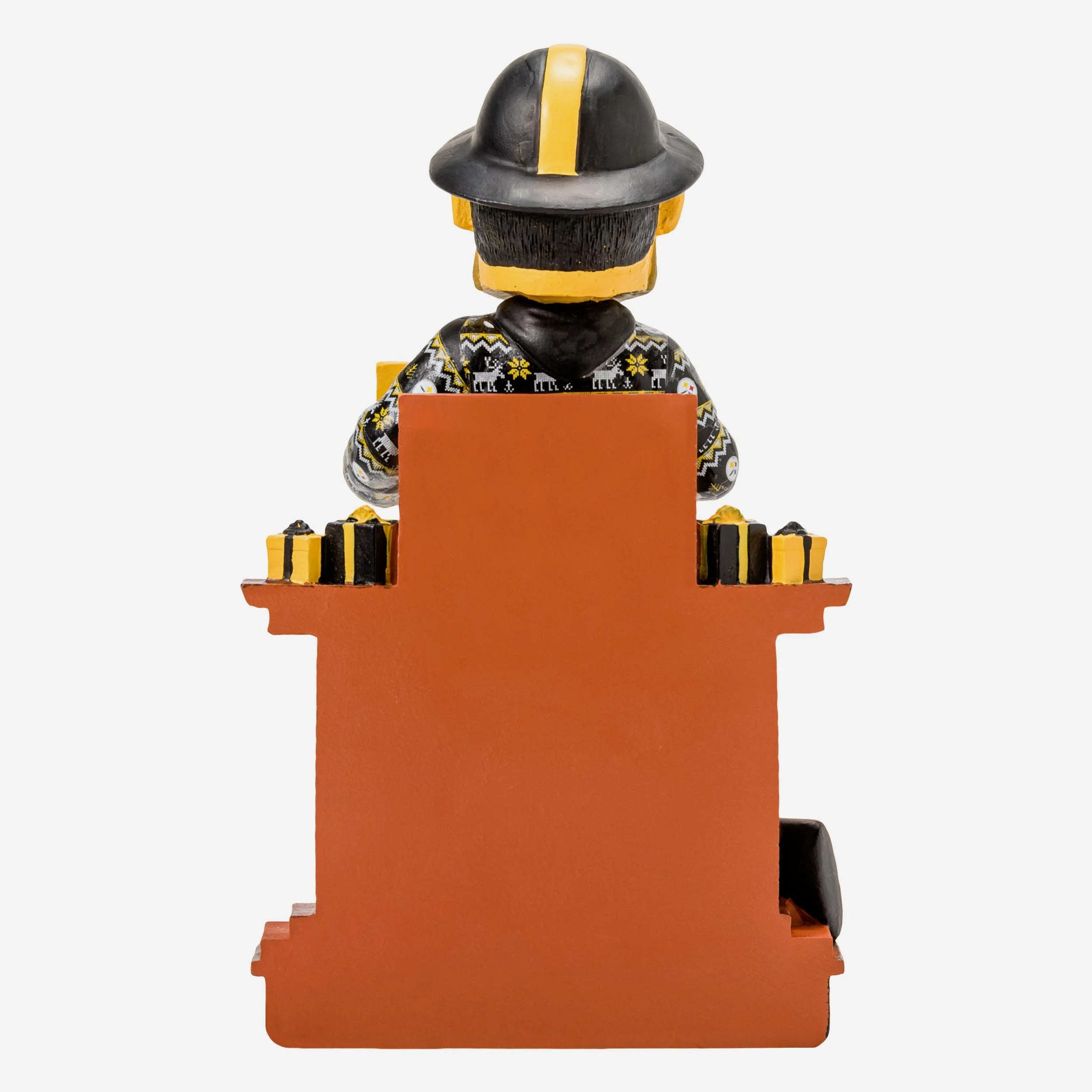 Steely McBeam Pittsburgh Steelers Holiday Mascot Bobblehead - Image 5