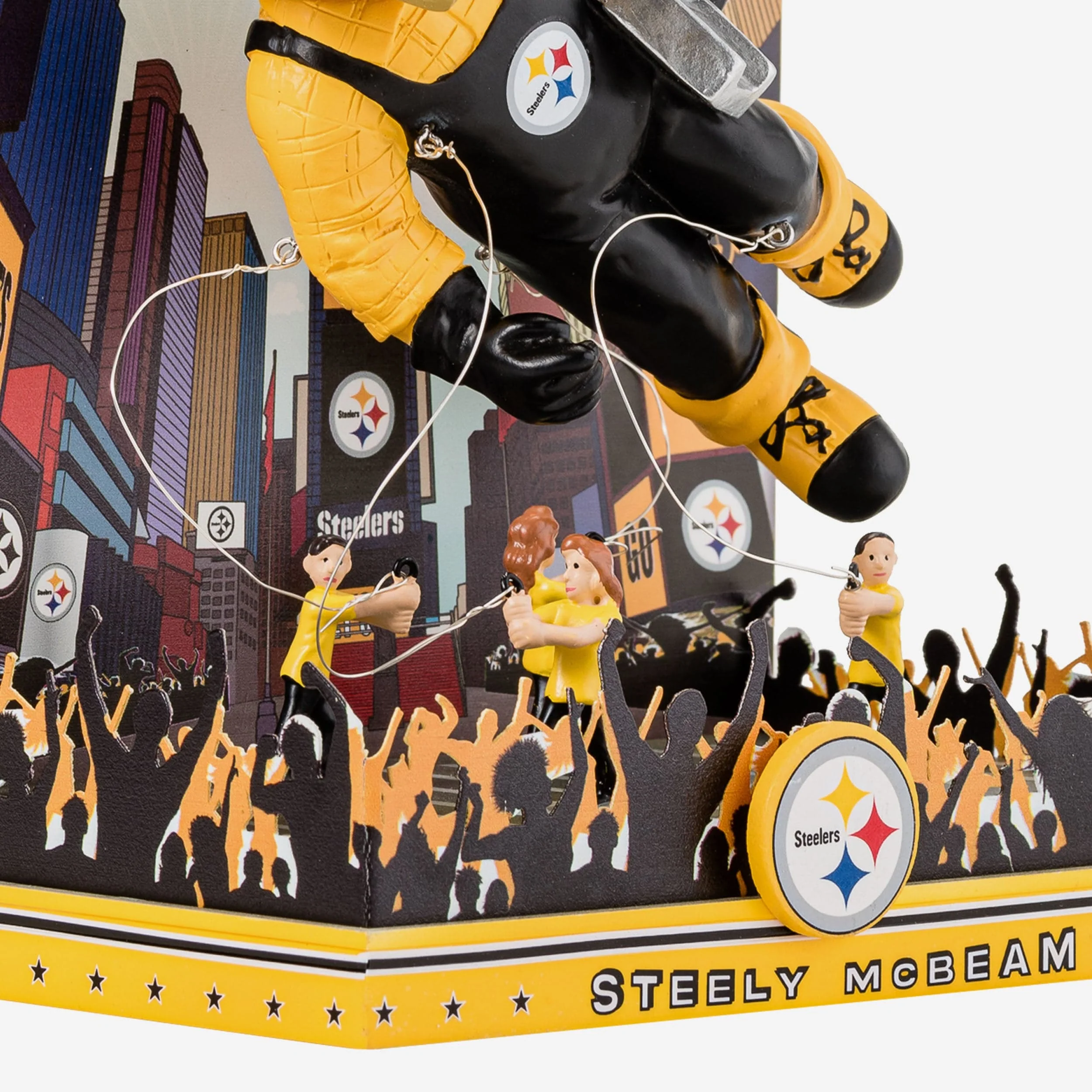 Steely McBeam Pittsburgh Steelers Thanksgiving Mascot Bobblehead - Image 3