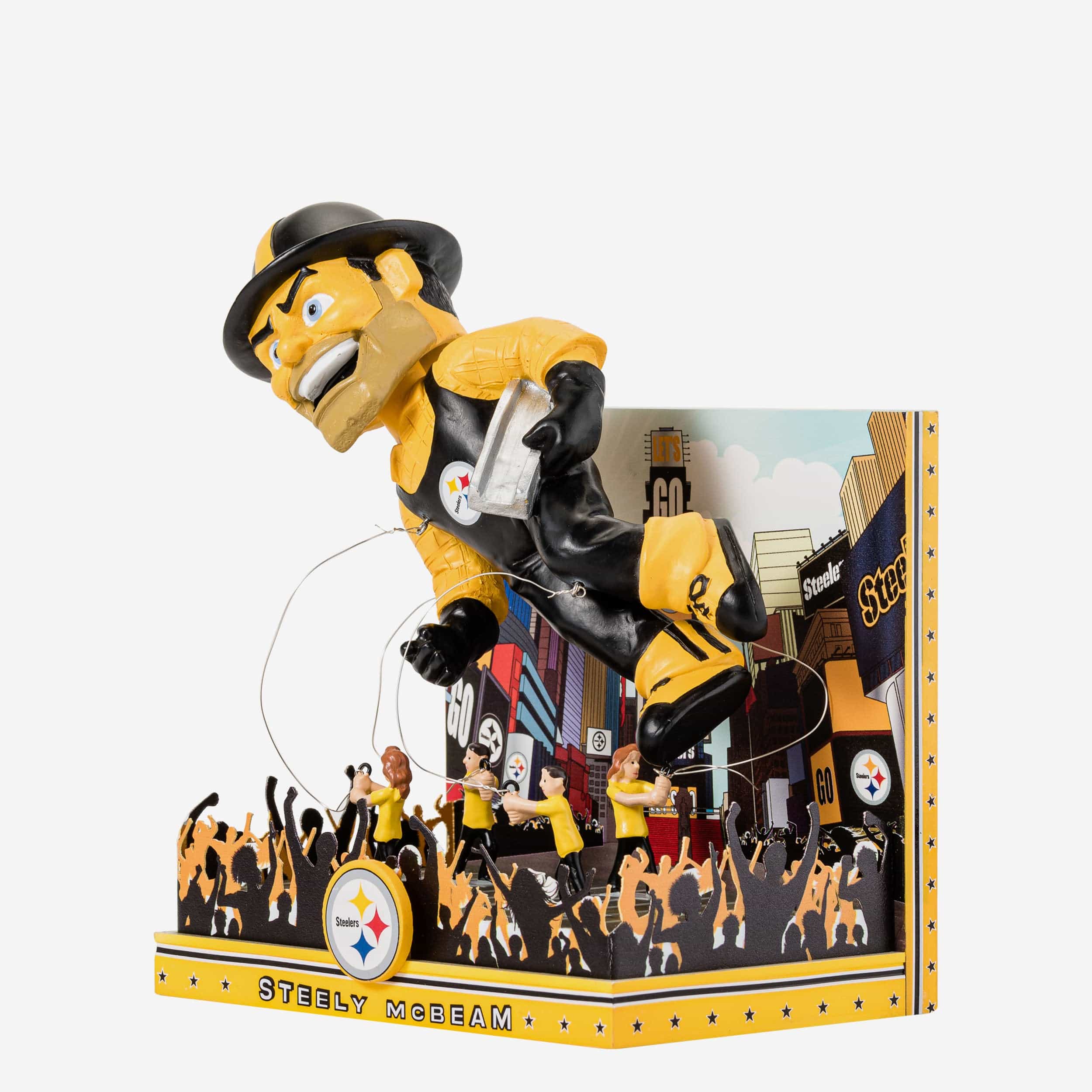 Steely McBeam Pittsburgh Steelers Thanksgiving Mascot Bobblehead - Image 4