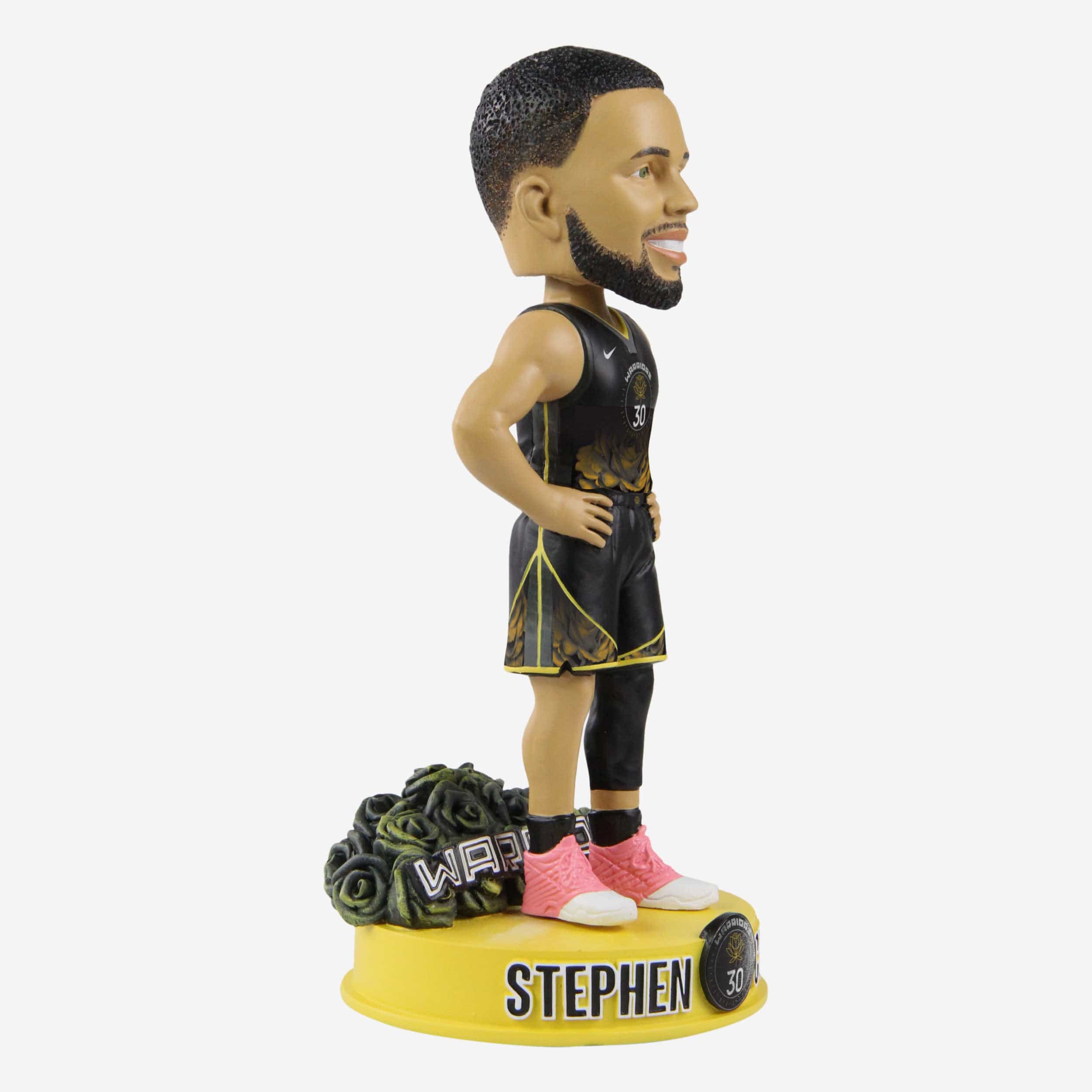 Steph Curry Golden State Warriors 2023 City Jersey Bobblehead - Image 4