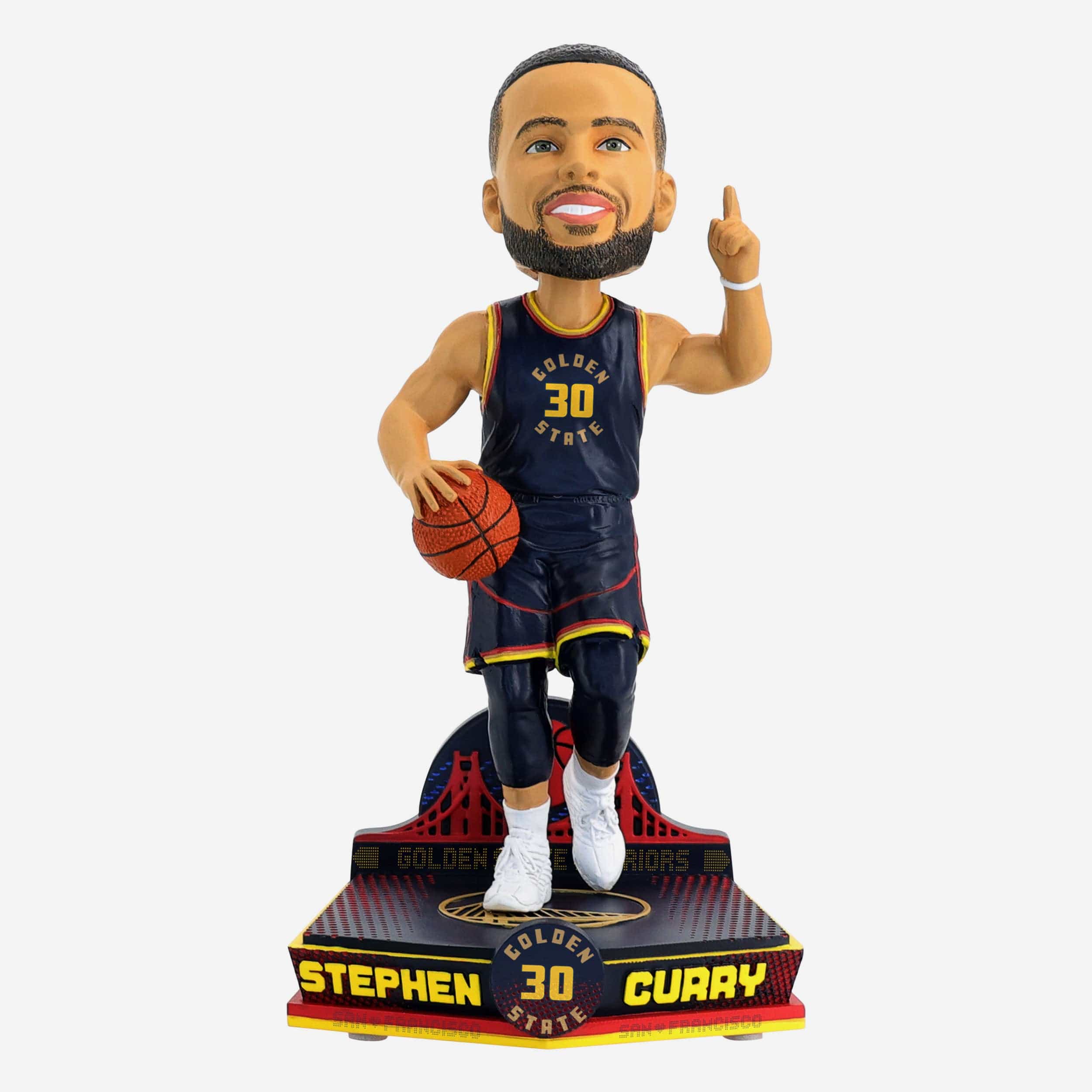 Steph Curry Golden State Warriors 2025 City Jersey Bobblehead