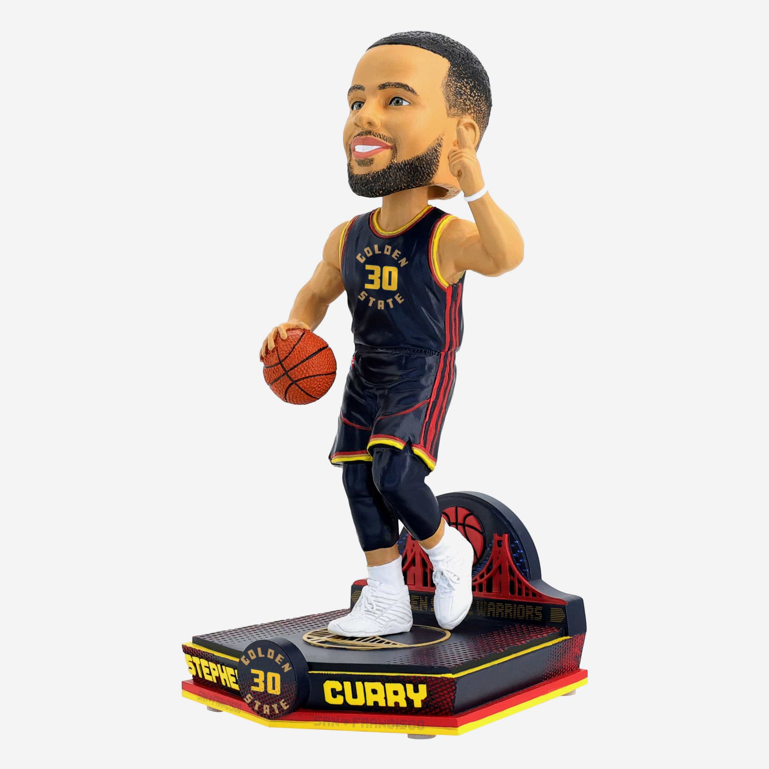 Steph Curry Golden State Warriors 2025 City Jersey Bobblehead - Image 4