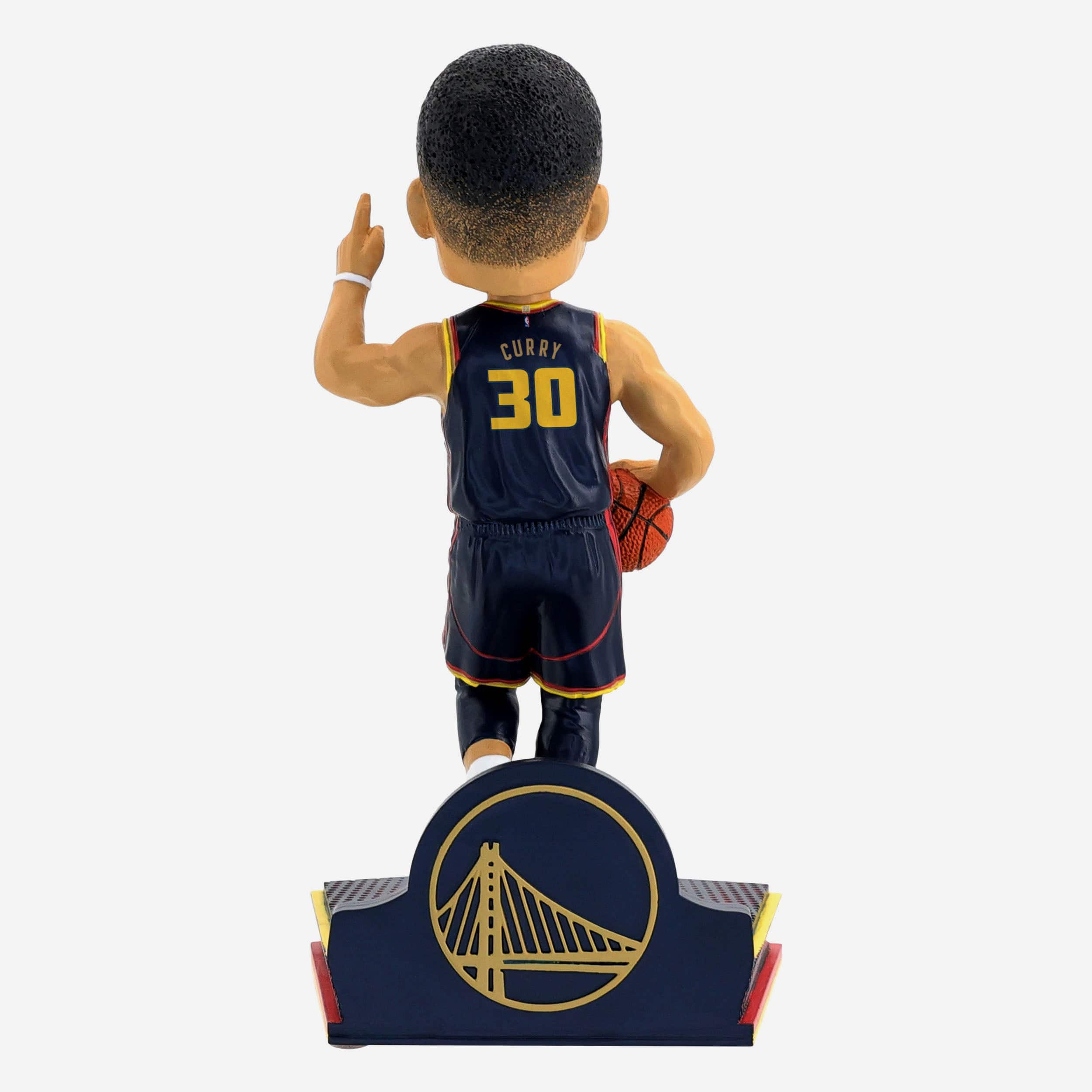 Steph Curry Golden State Warriors 2025 City Jersey Bobblehead - Image 5