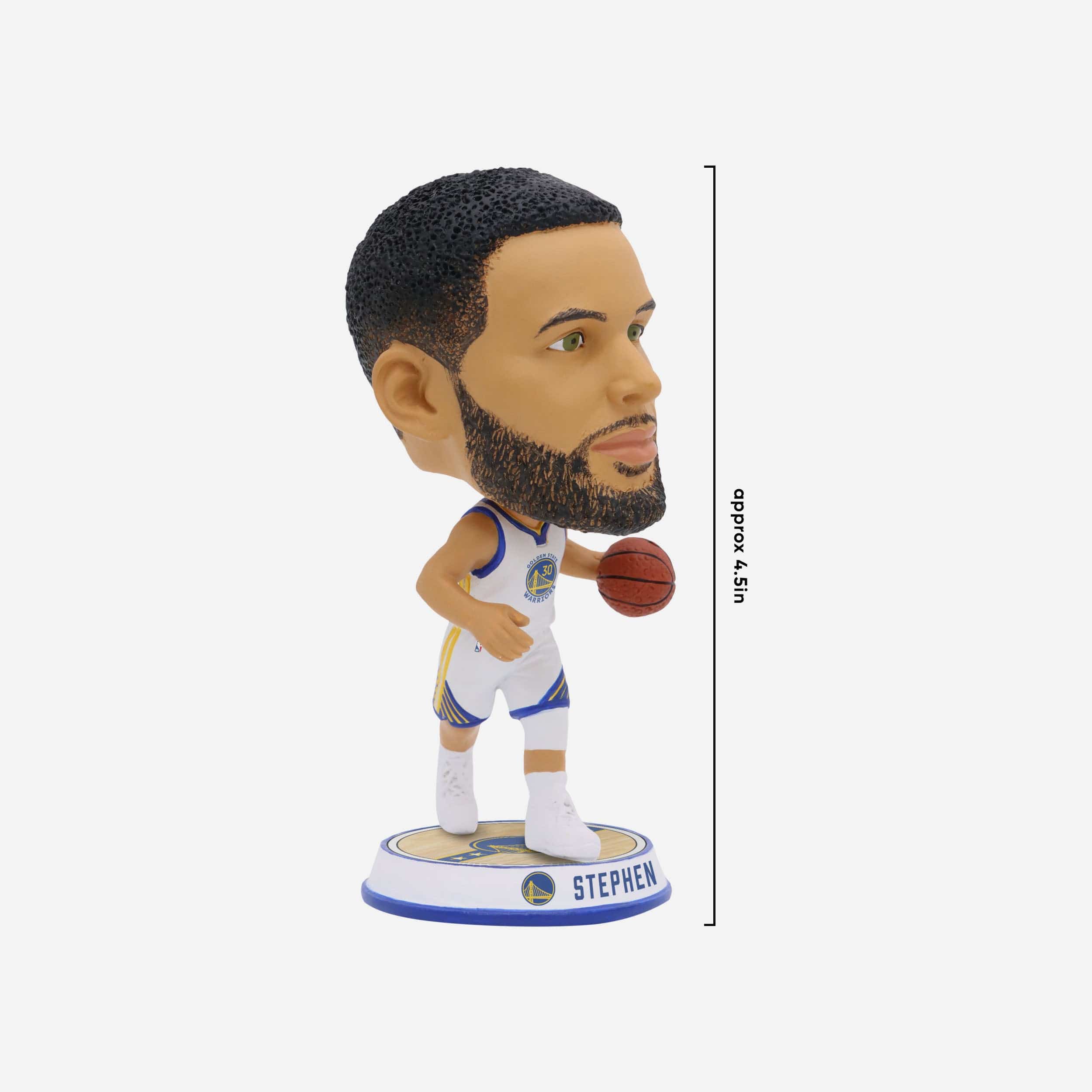 Steph Curry Golden State Warriors Court Stripe Mini Bighead Bobblehead - Image 4