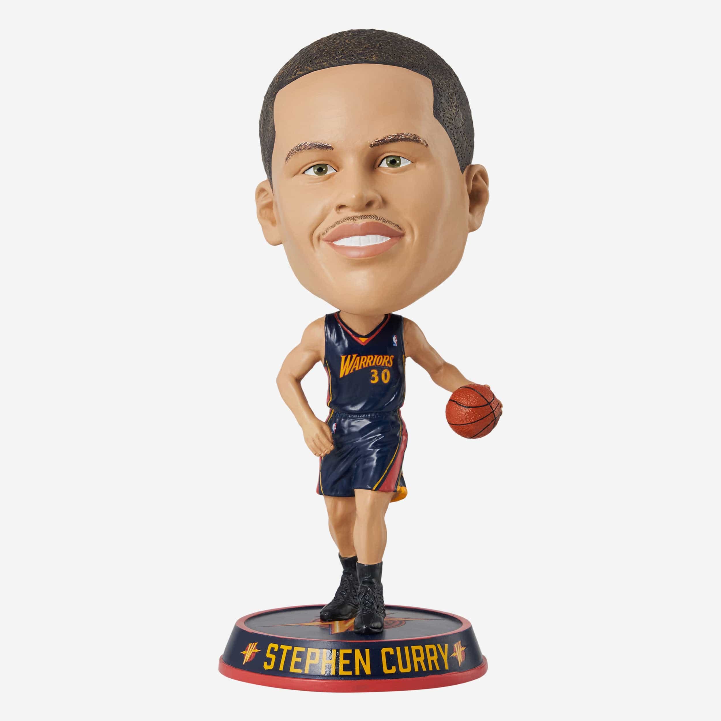 Steph Curry Golden State Warriors Retro Jersey Variant Bighead Bobblehead