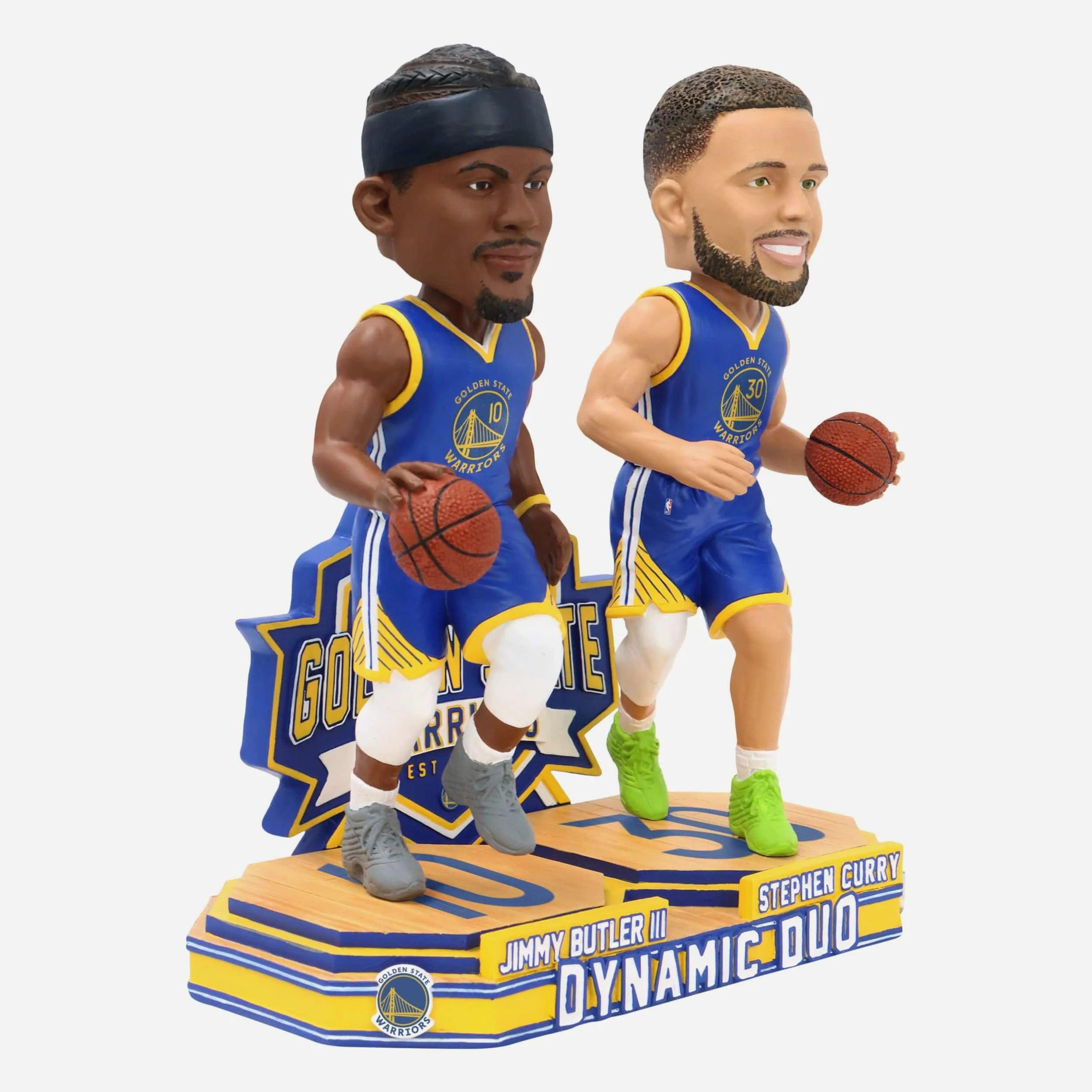 Steph Curry & Jimmy Butler Golden State Warriors Bobblemate Dual Bobblehead - Image 5