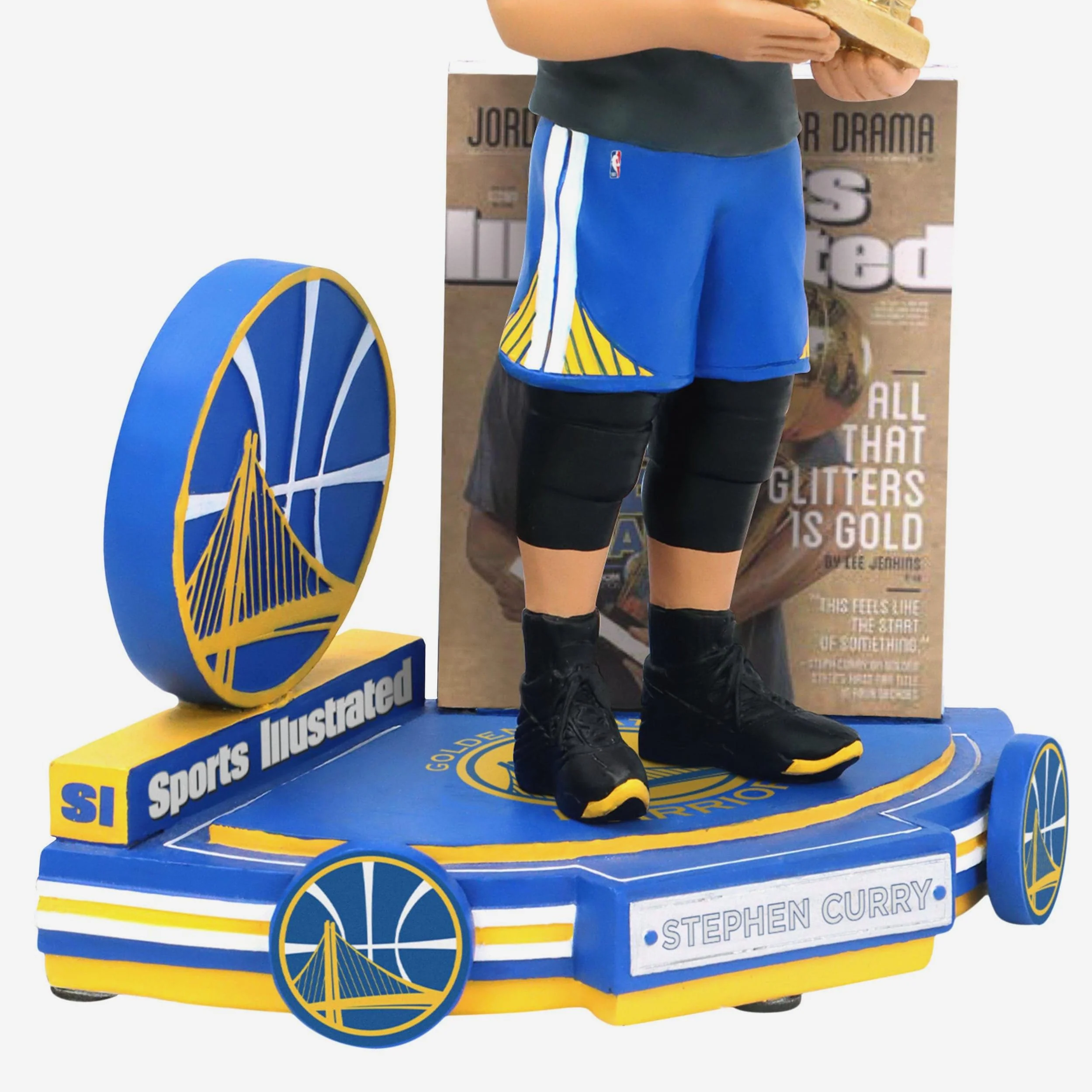 Stephen Curry Golden State Warriors All That Glitters Sports Illustrated Cover Bobblehead - Image 3