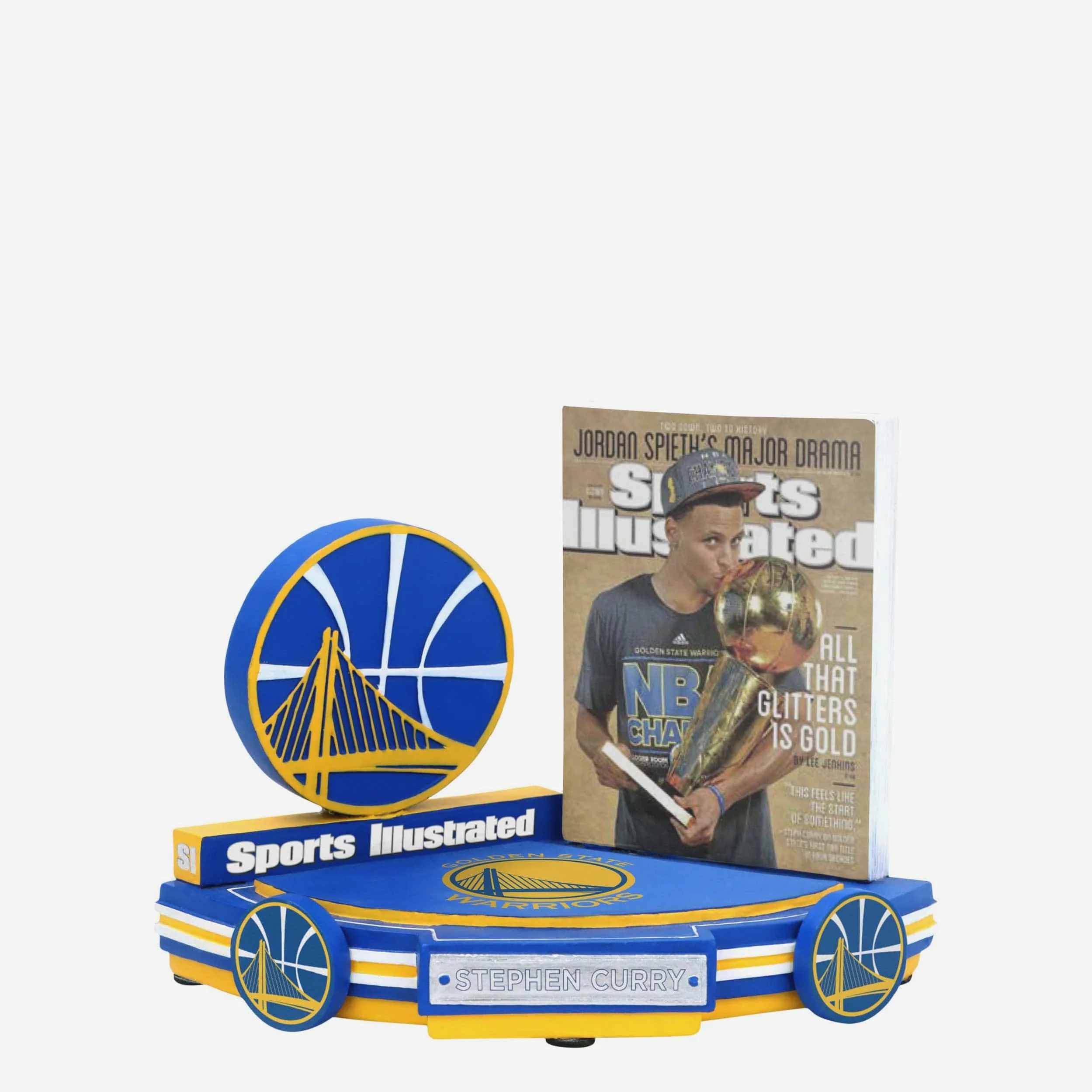 Stephen Curry Golden State Warriors All That Glitters Sports Illustrated Cover Bobblehead - Image 4