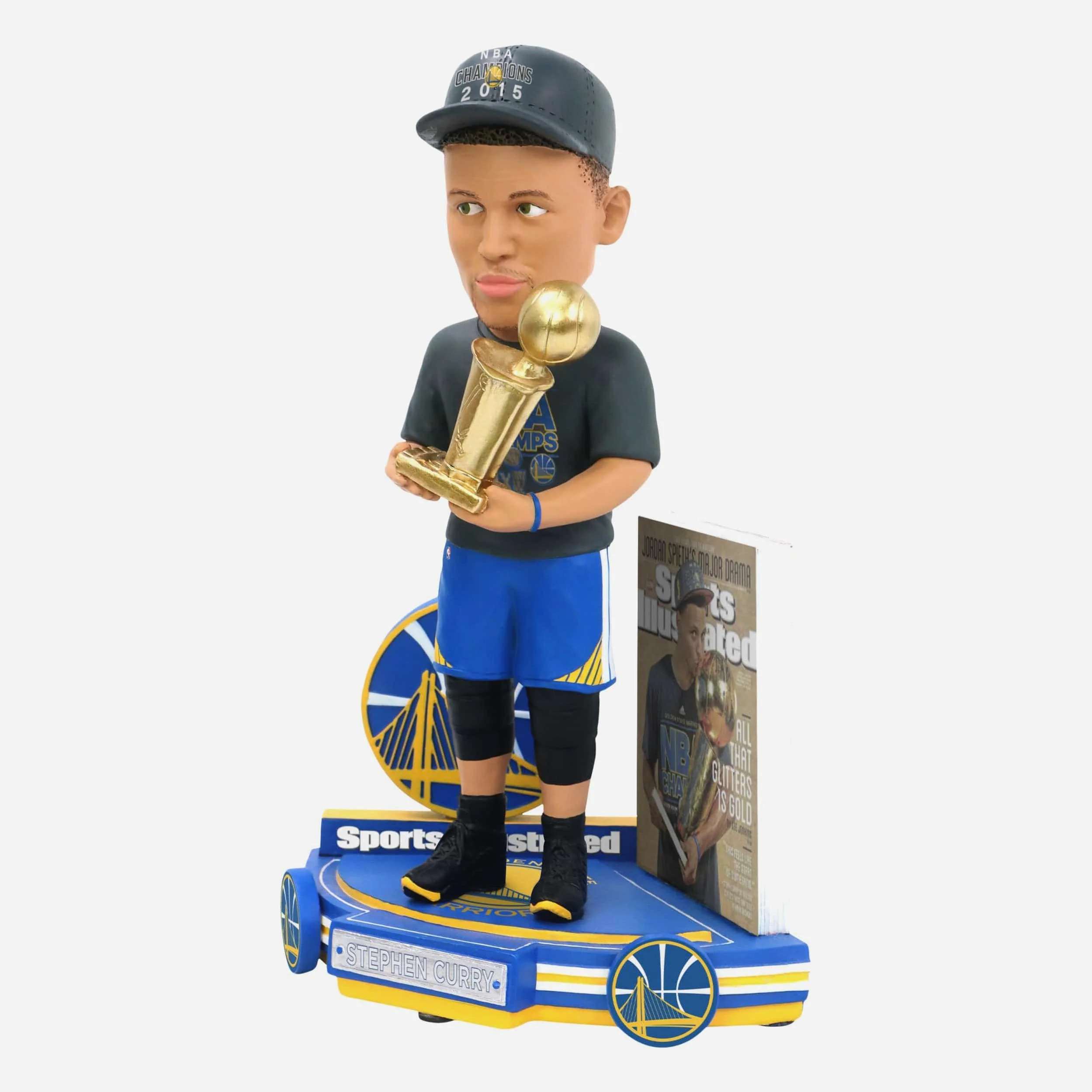 Stephen Curry Golden State Warriors All That Glitters Sports Illustrated Cover Bobblehead - Image 5