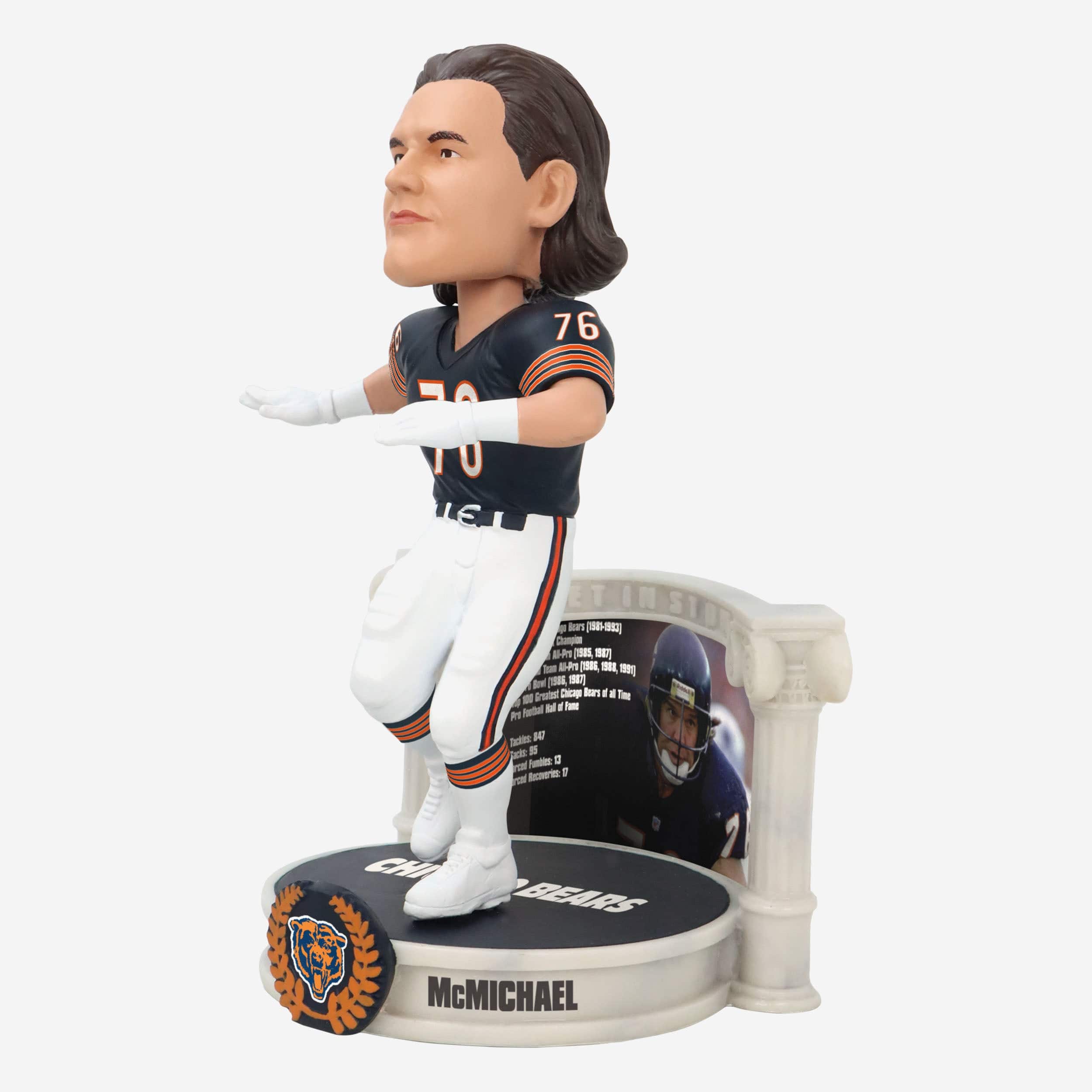 Steve McMichael Chicago Bears Career Retrospective Bobblehead - Image 4
