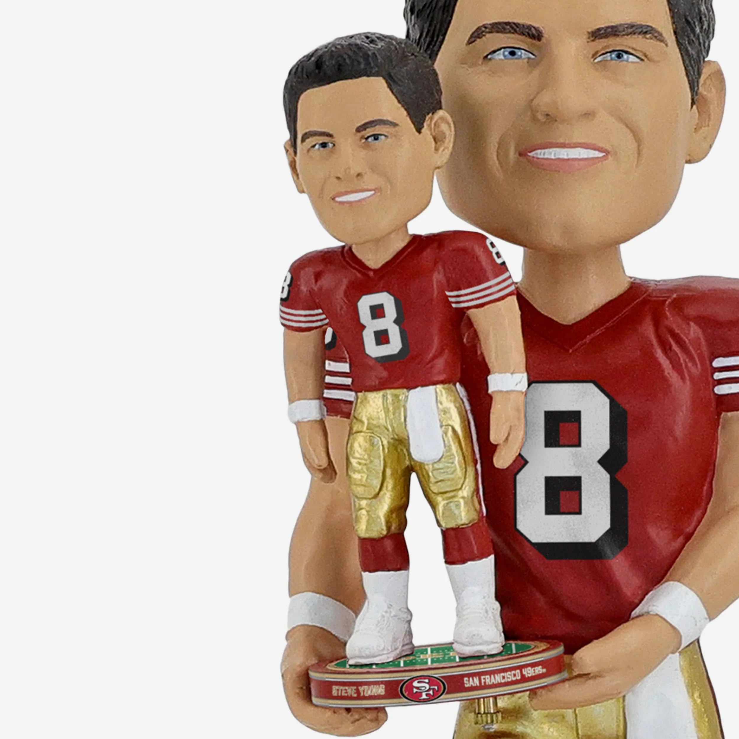 Steve Young San Francisco 49ers Bobble Dubblz Bobblehead - Image 4