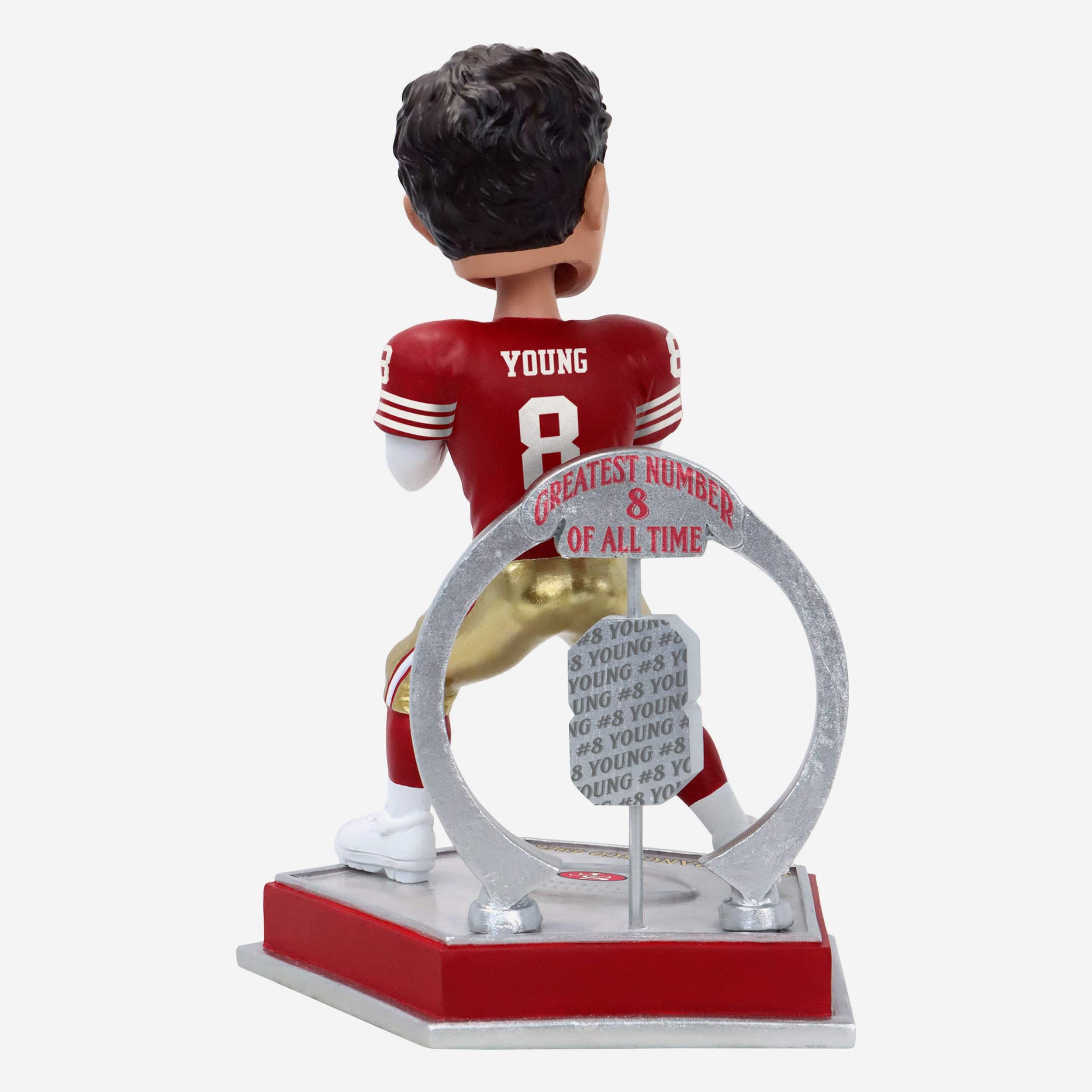 Steve Young San Francisco 49ers Legendary Number 8 Bobblehead - Image 5