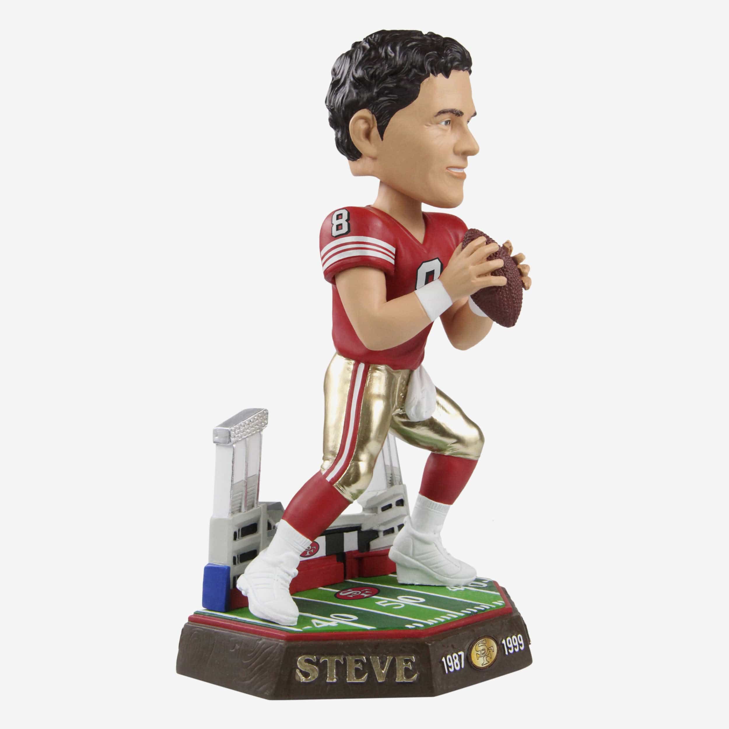 Steve Young San Francisco 49ers Retired Pro Gate Series Bobblehead - Image 4