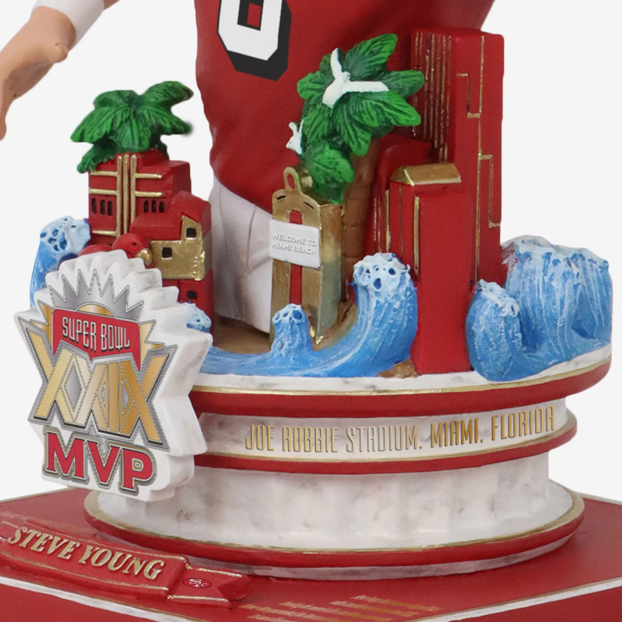Steve Young San Francisco 49ers Super Bowl XXIX MVP Bust Bighead Bobblehead - Image 4