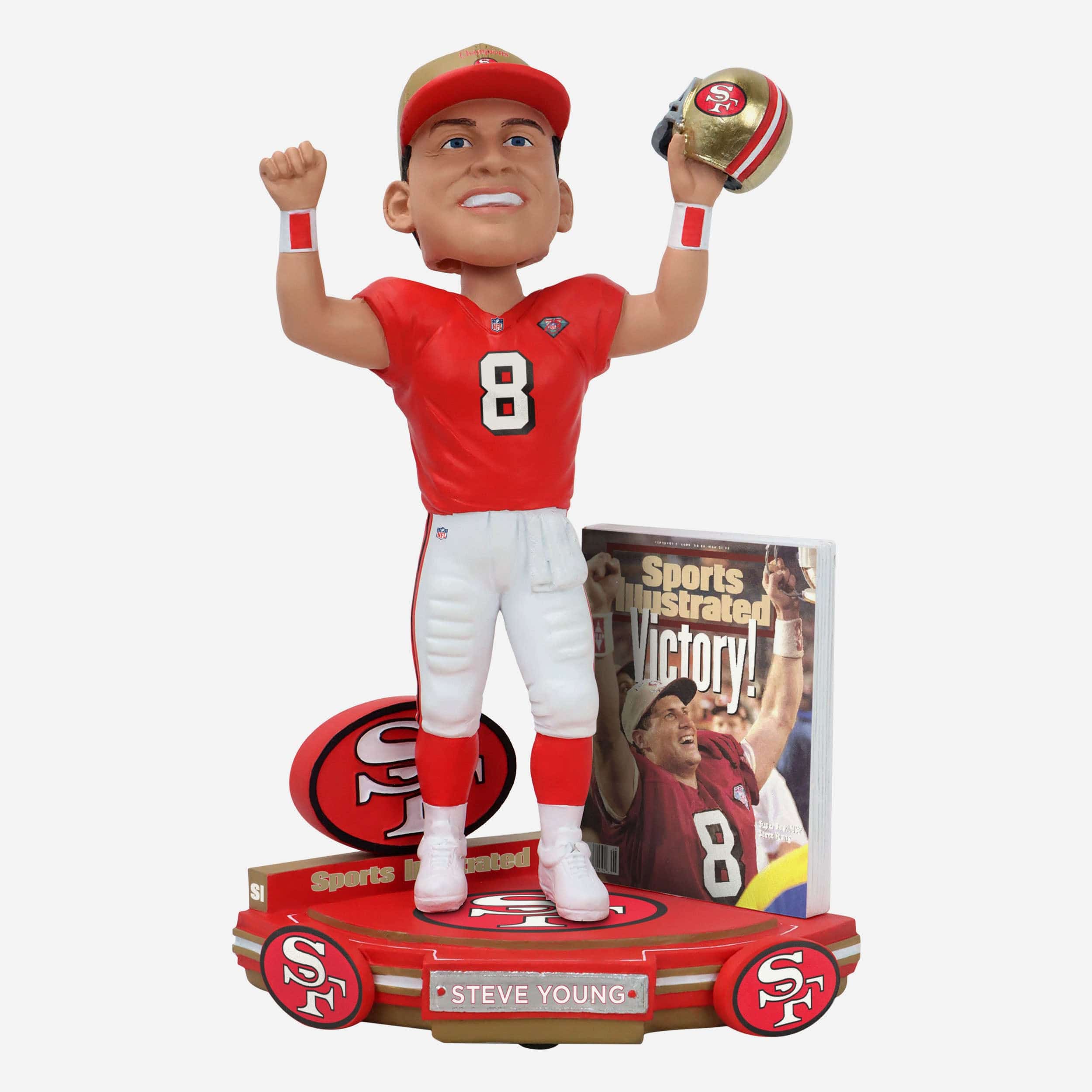 Steve Young San Francisco 49ers Victory Sports Illustrated Cover Bobblehead