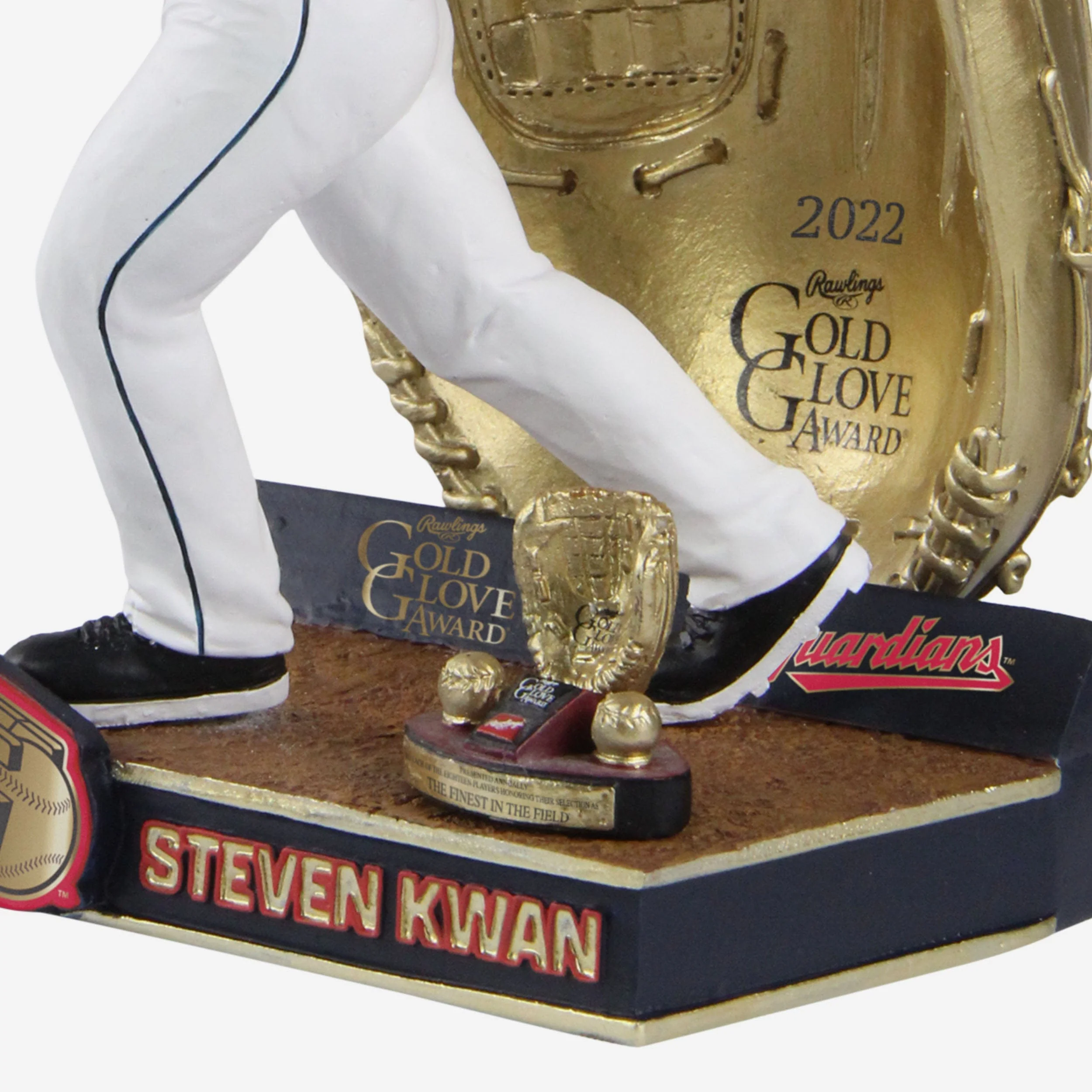 Steven Kwan Cleveland Guardians 2022 Gold Glove Bobblehead - Image 3
