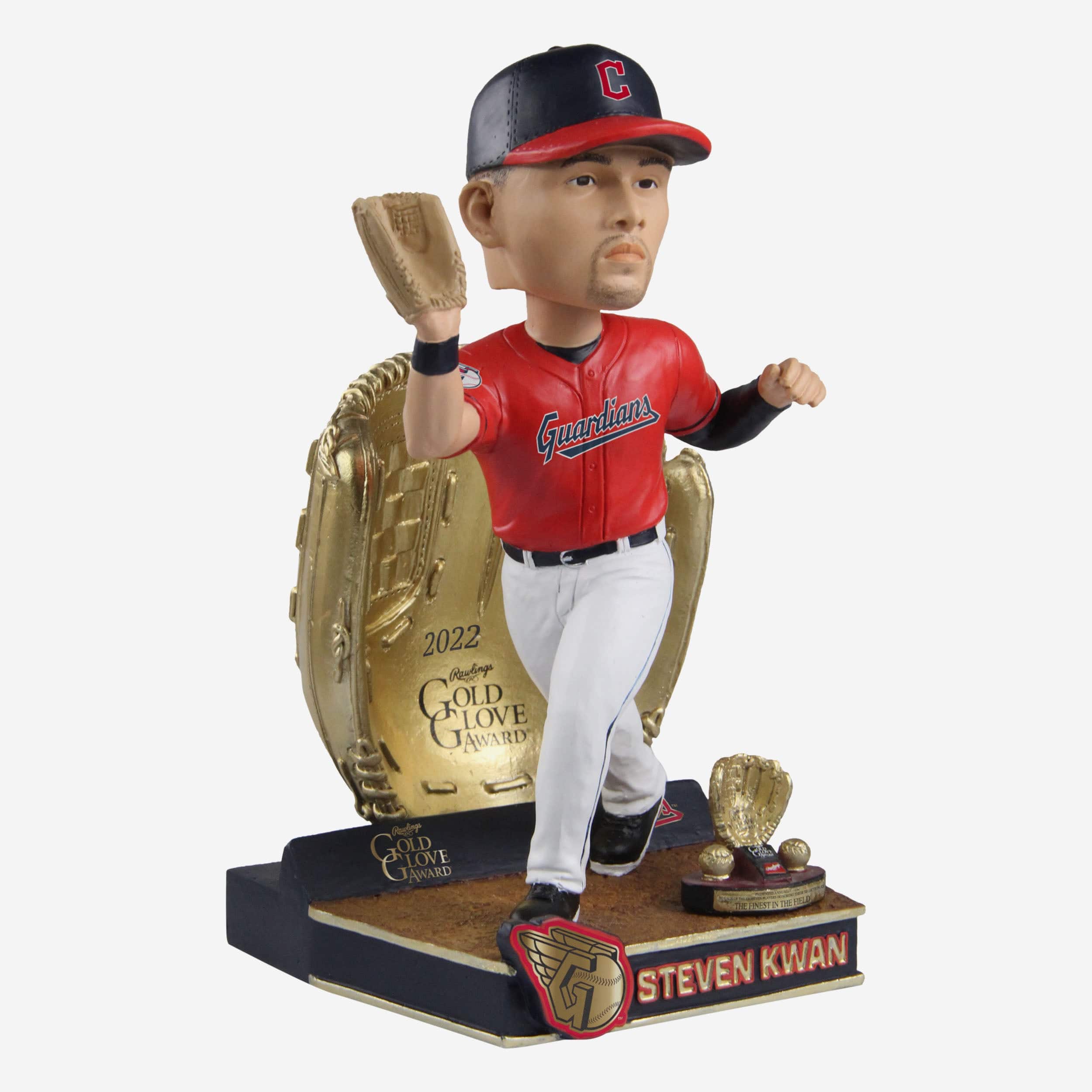Steven Kwan Cleveland Guardians 2022 Gold Glove Bobblehead - Image 4