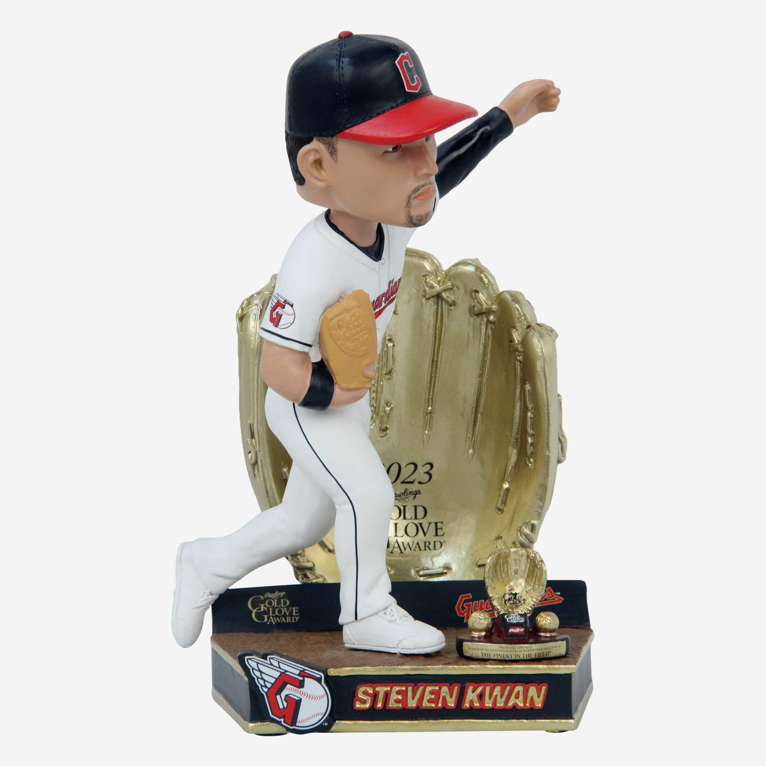 Steven Kwan Cleveland Guardians 2023 Gold Glove Bobblehead