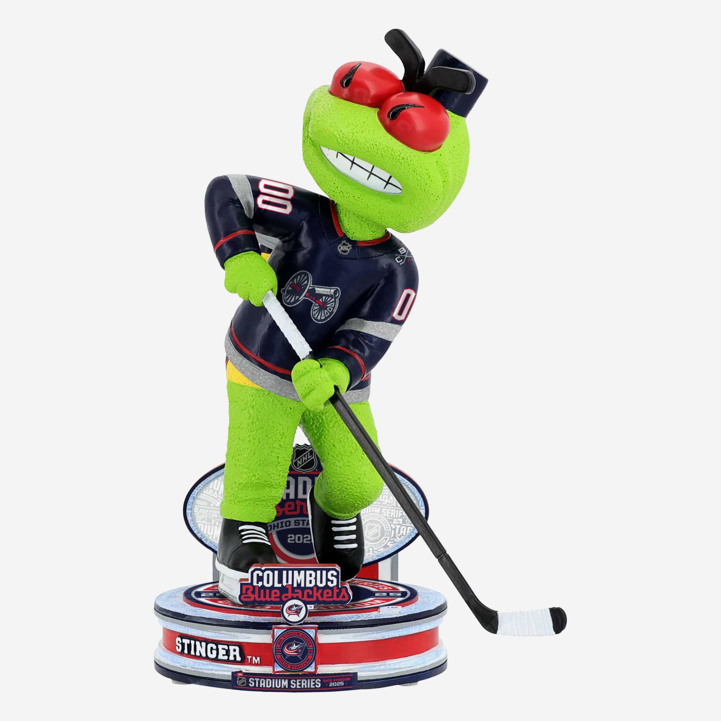 Stinger Columbus Blue Jackets 2025 Stadium Series Mascot Bobblehead