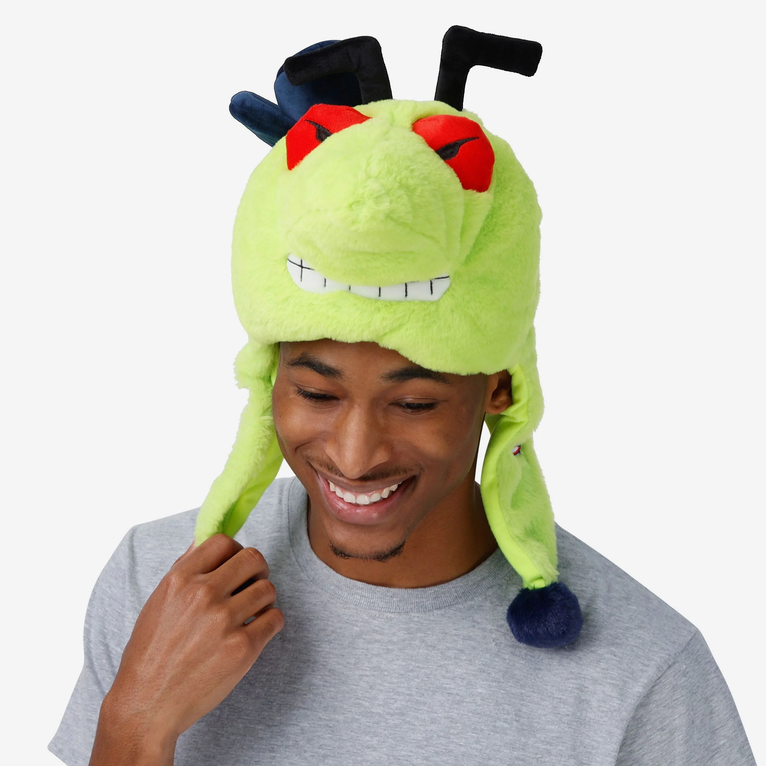 Stinger Columbus Blue Jackets Mascot Plush Hat - Image 4