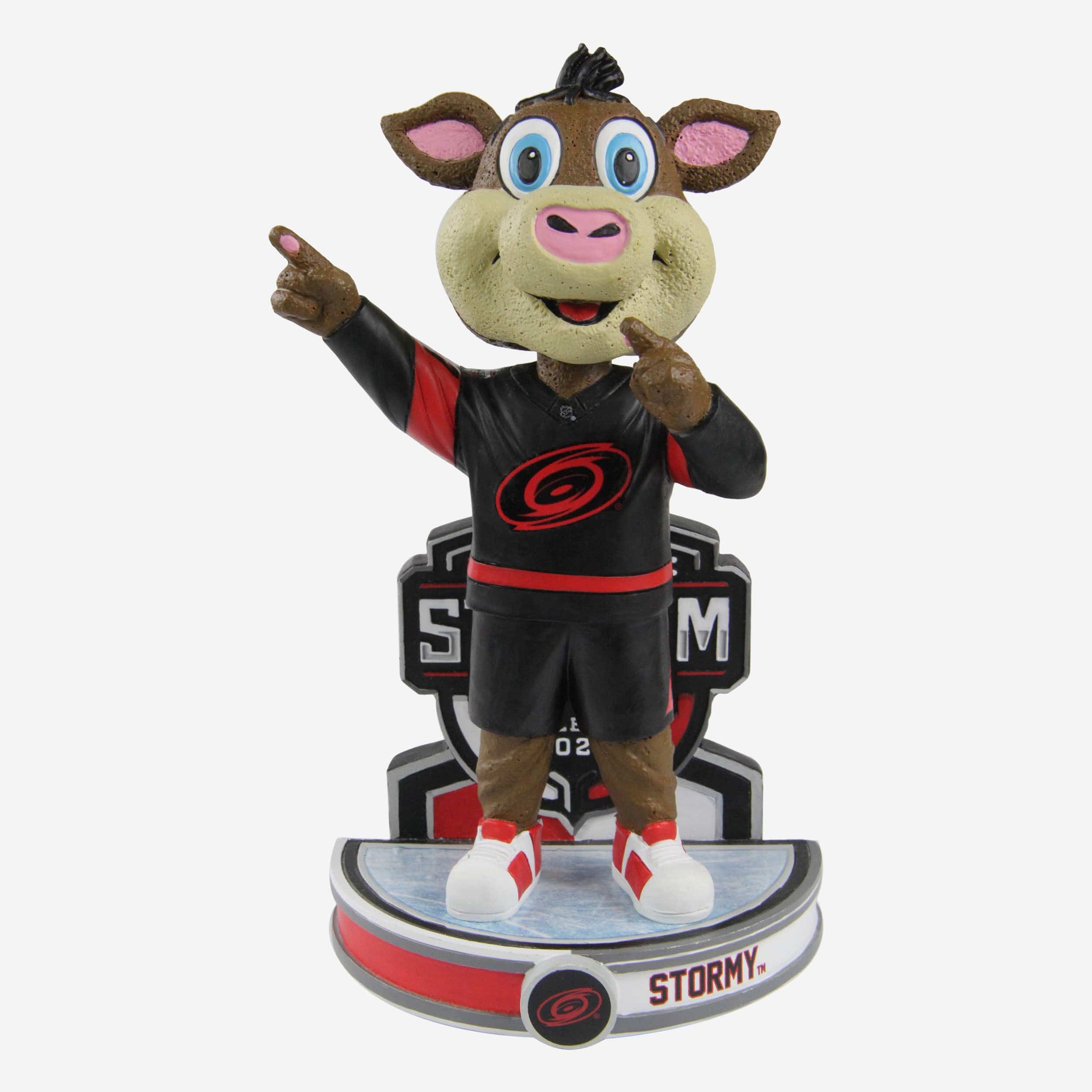 Stormy Carolina Hurricanes 2023 Stadium Series Mascot Bobblehead