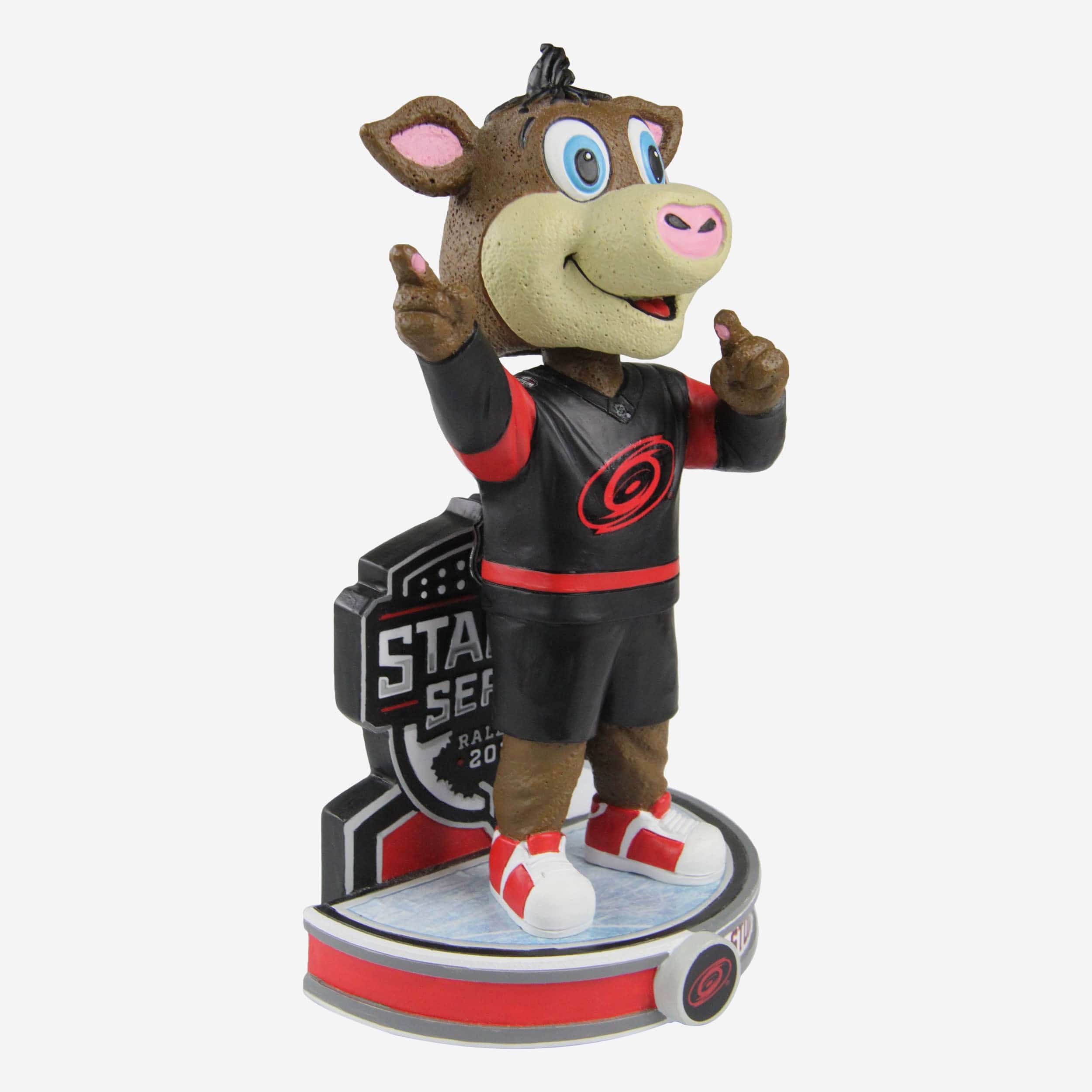 Stormy Carolina Hurricanes 2023 Stadium Series Mascot Bobblehead - Image 4