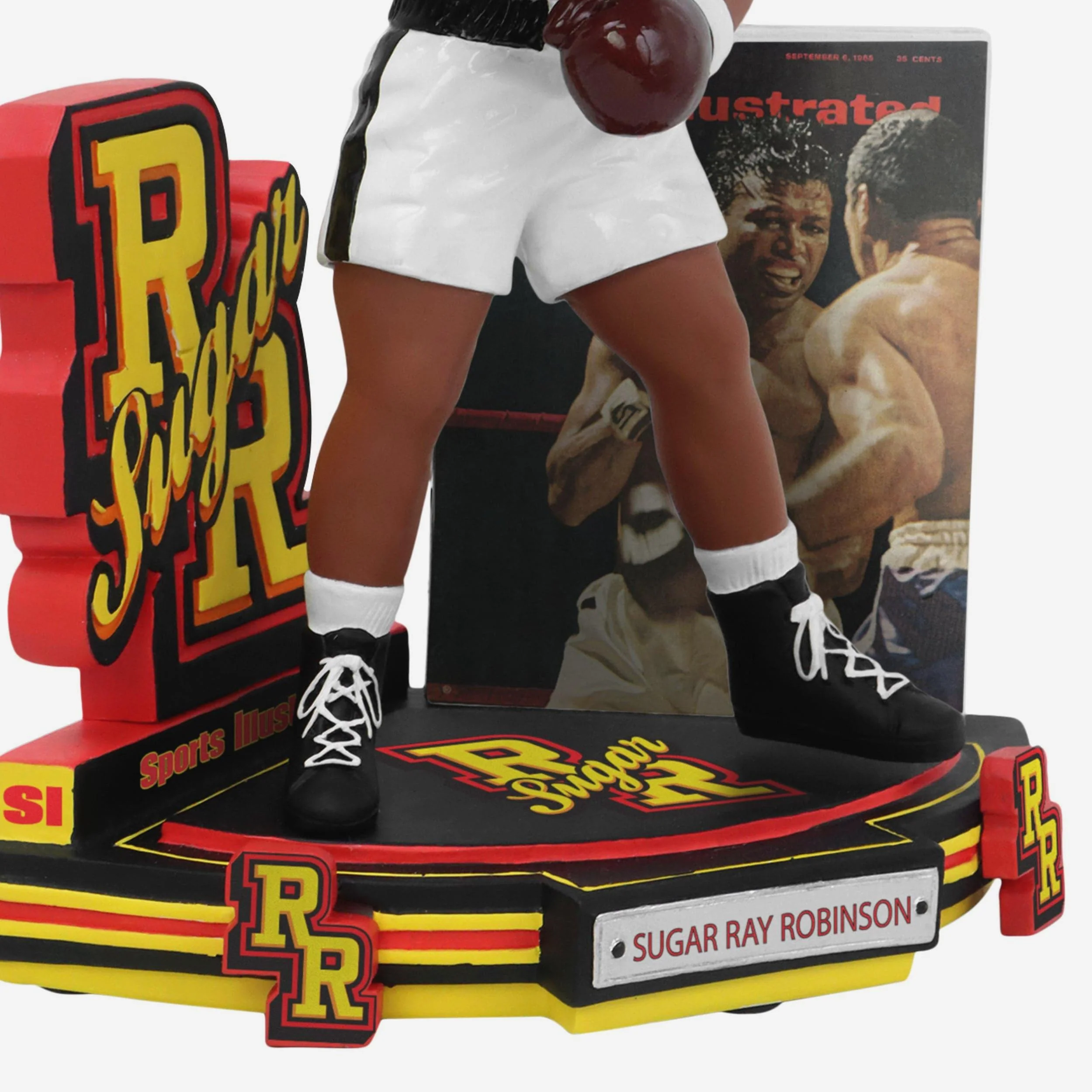 Sugar Ray Robinson 1965 Light Middleweight Boxing Sports Illustrated Cover Bobblehead - Image 3
