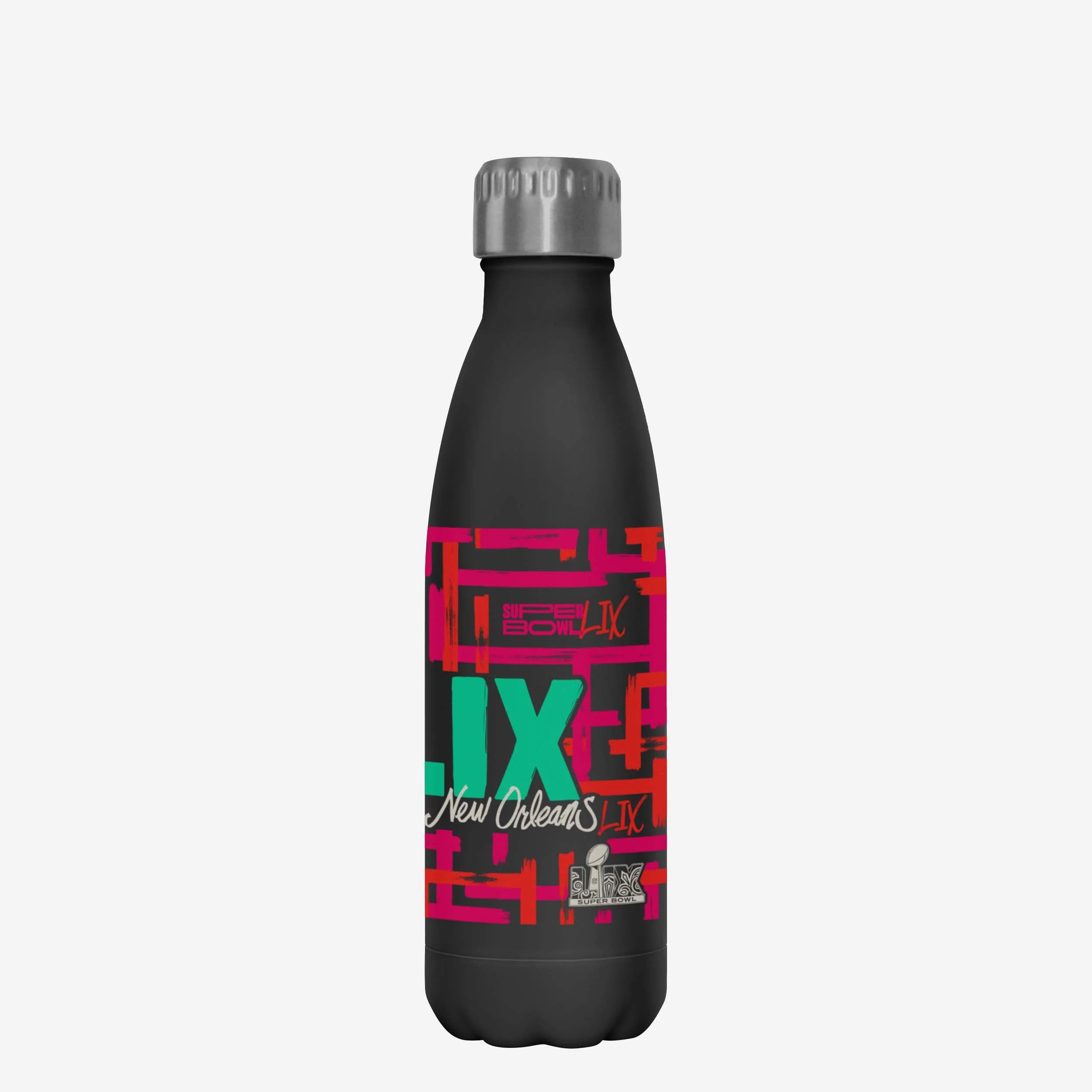 Super Bowl LIX Black 17 oz Stainless Steel Bottle - Image 2