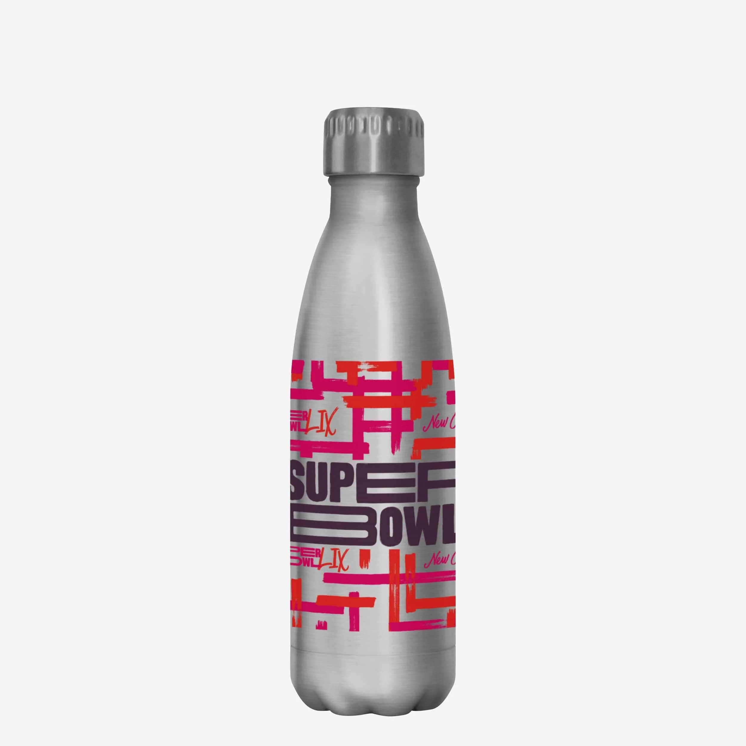 Super Bowl LIX Silver 17 oz Stainless Steel Bottle - Image 3