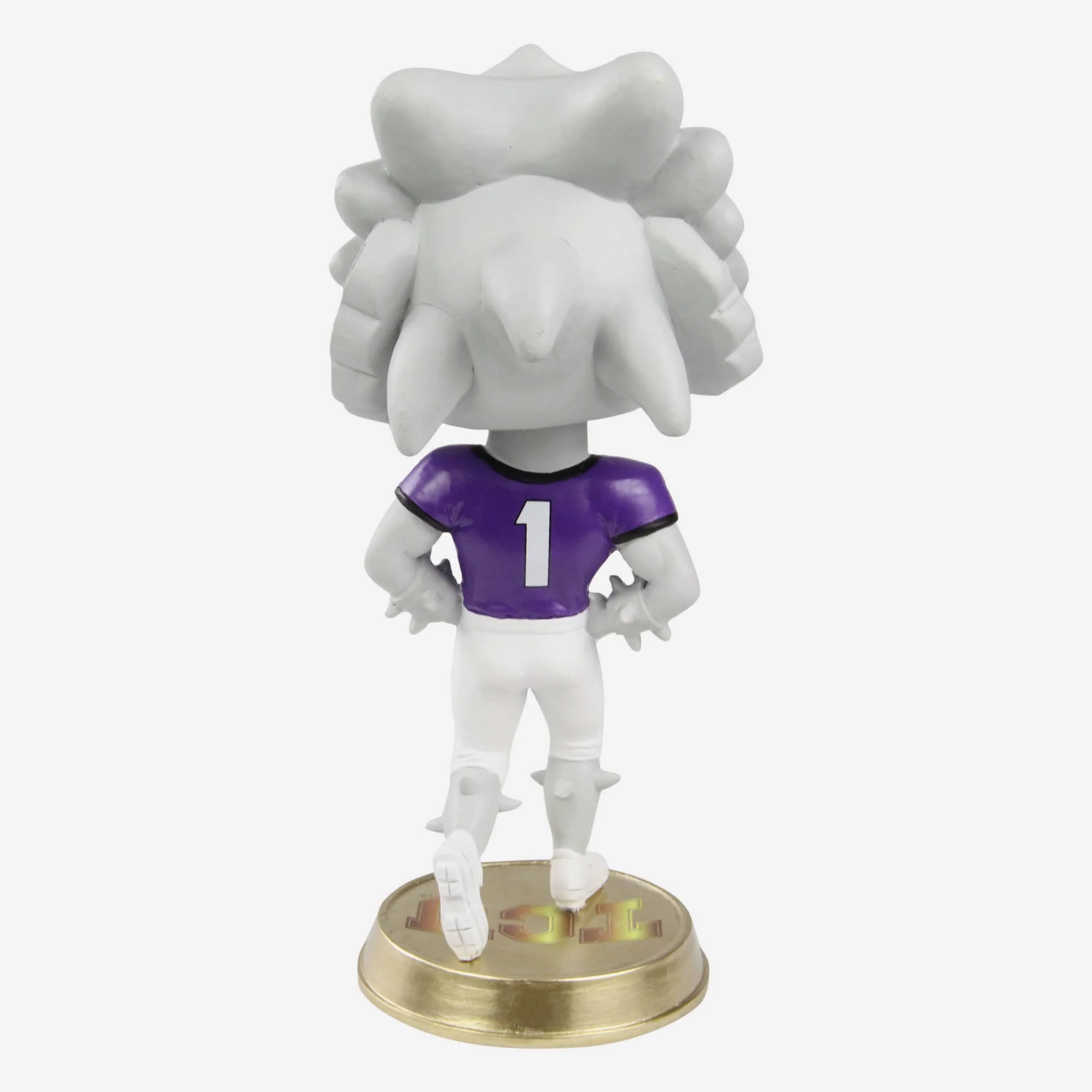 SuperFrog TCU Horned Frogs Mascot Gold Base Variant Bighead Bobblehead - Image 5