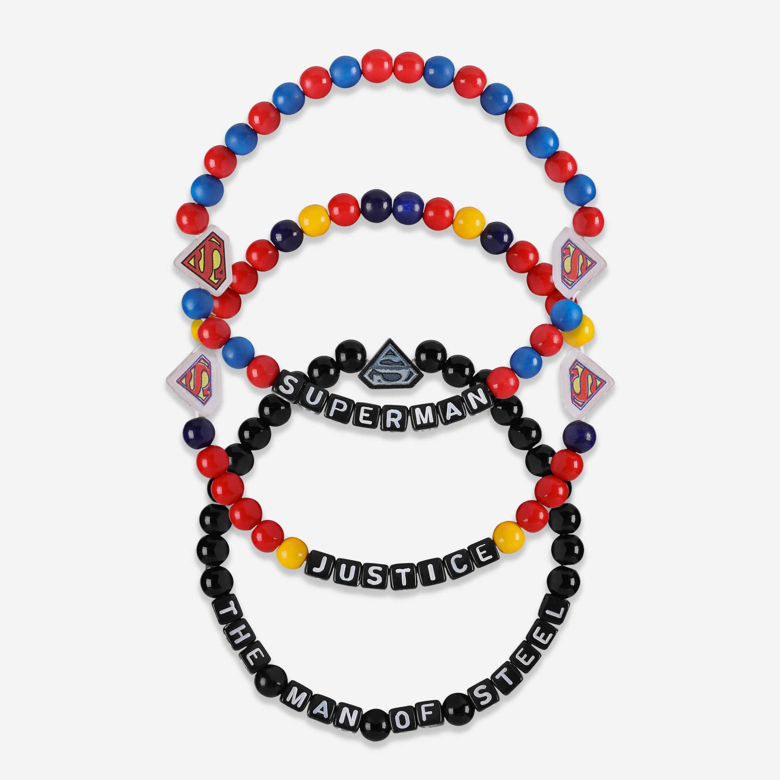 Superman™ DC 3 Pack Beaded Friendship Bracelet