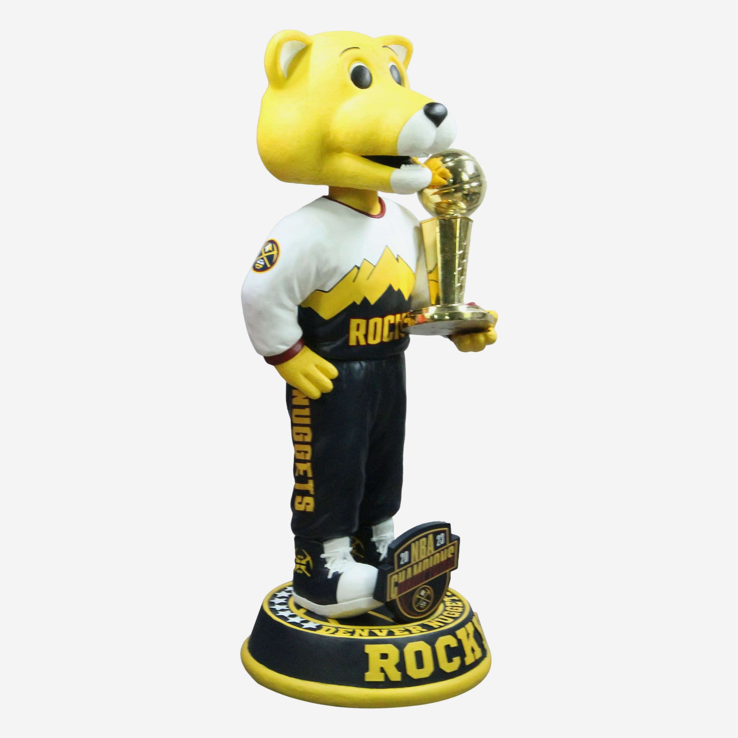 SuperMascot Rocky Denver Nuggets 2023 NBA Champions 3 Ft Mascot Bobblehead - Image 4