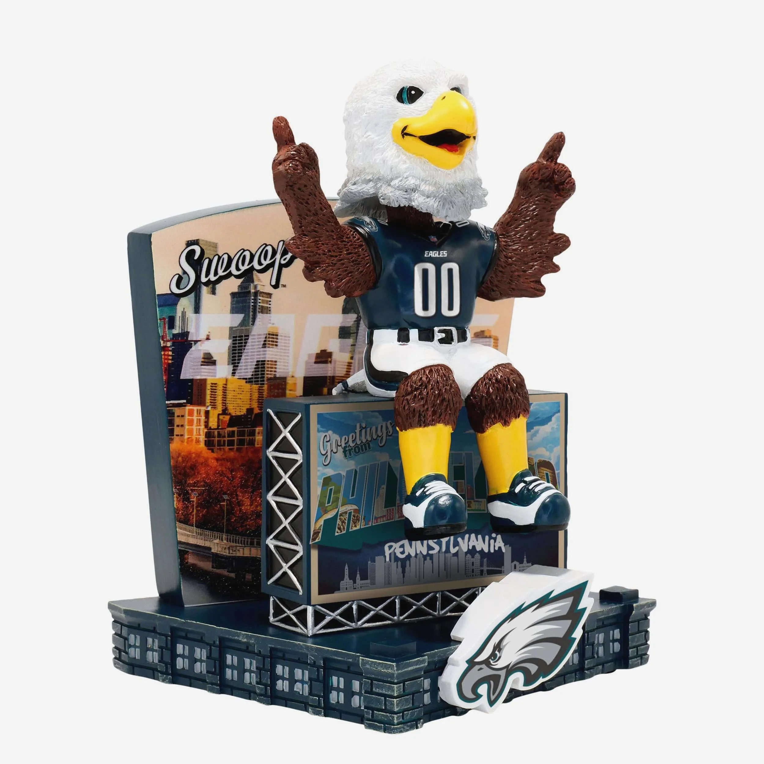 Swoop Philadelphia Eagles Greetings From Mascot Bobblehead - Image 4