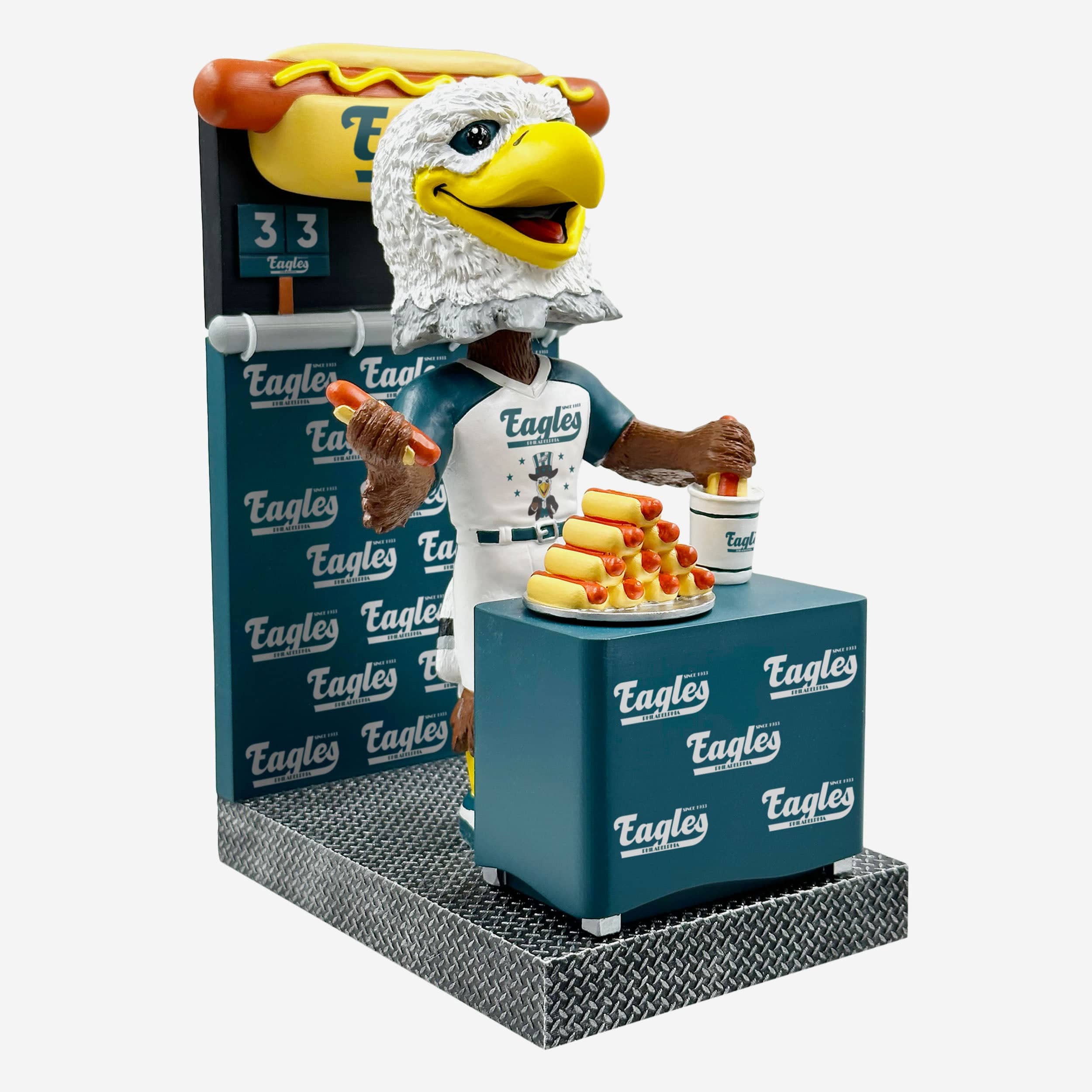 Swoop Philadelphia Eagles Hot Dog Eating Contest Mascot Bobblehead - Image 4