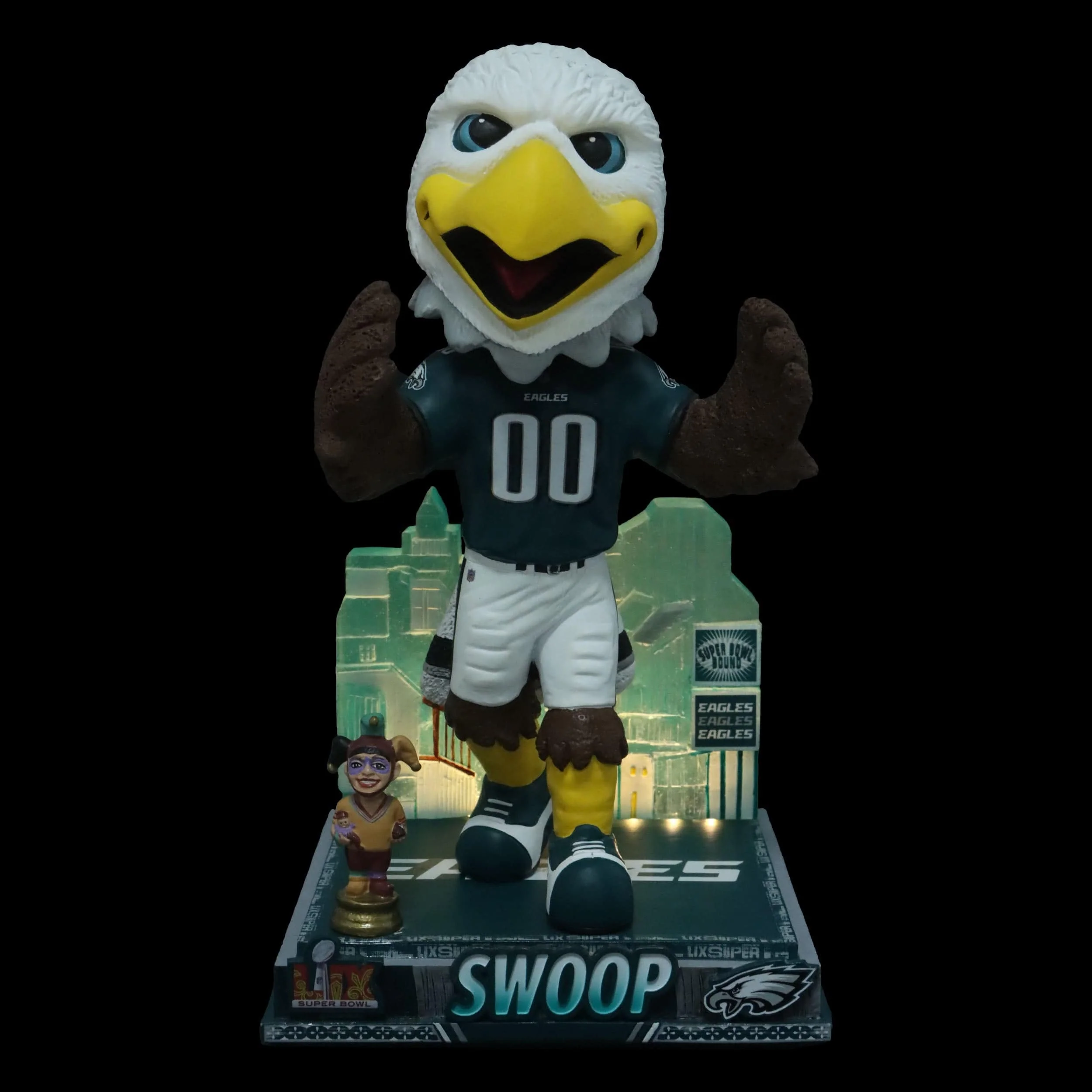 Swoop Philadelphia Eagles Super Bowl LIX Bound Mascot Bobblehead - Image 2