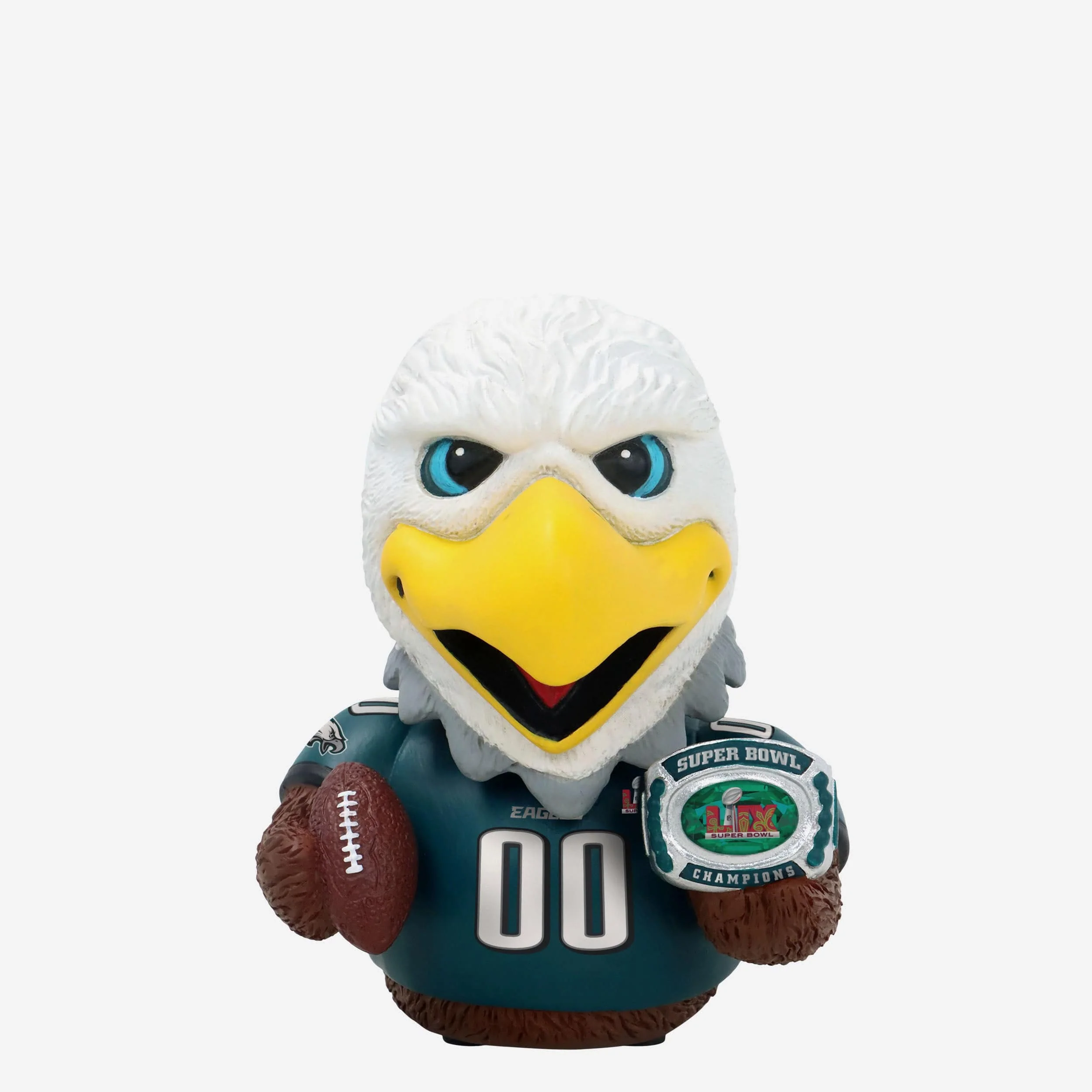 Swoop Philadelphia Eagles Super Bowl LIX Champions Bobble Duck Mascot Mini Bobblehead
