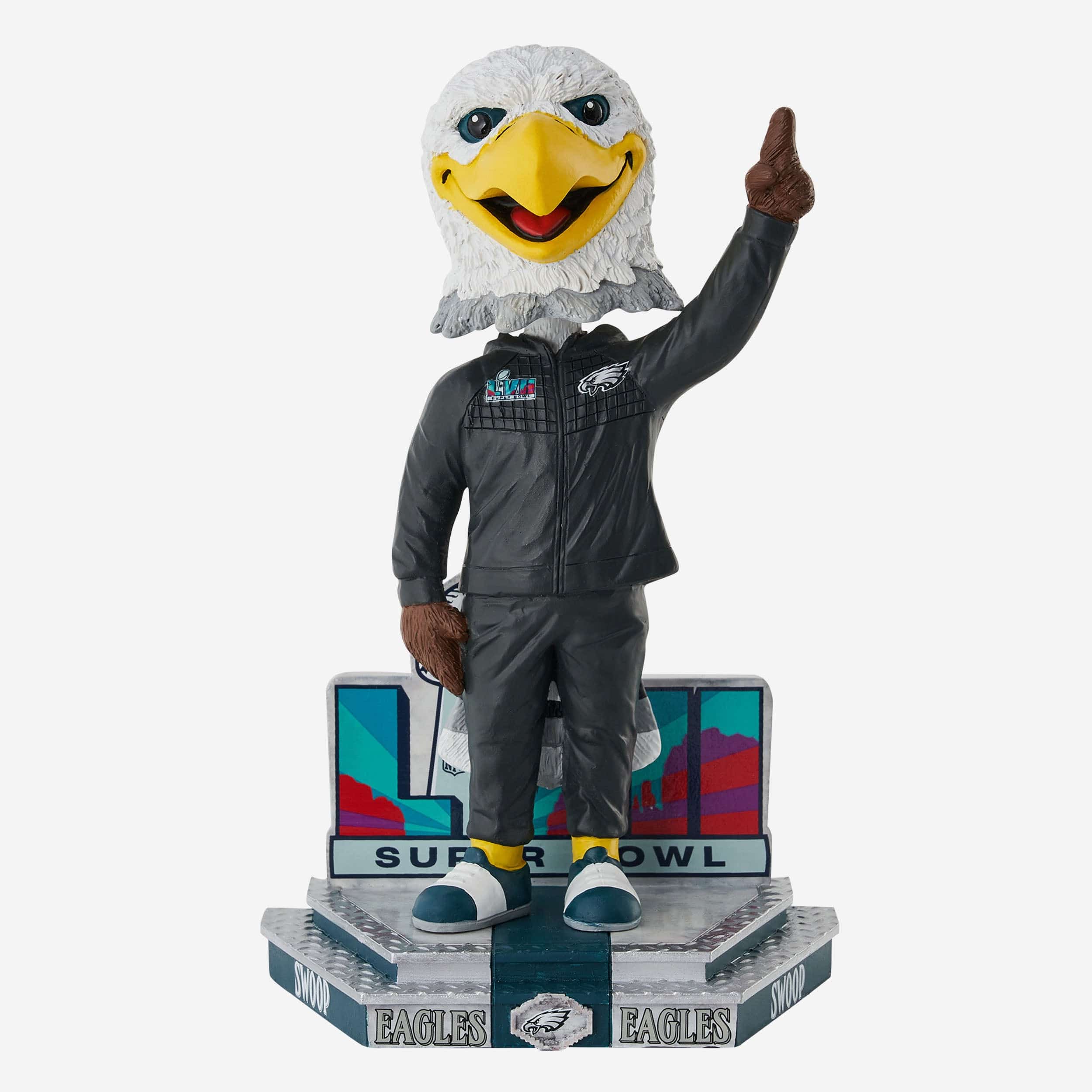 Swoop Philadelphia Eagles Super Bowl LVII Outfit Mascot Bobblehead