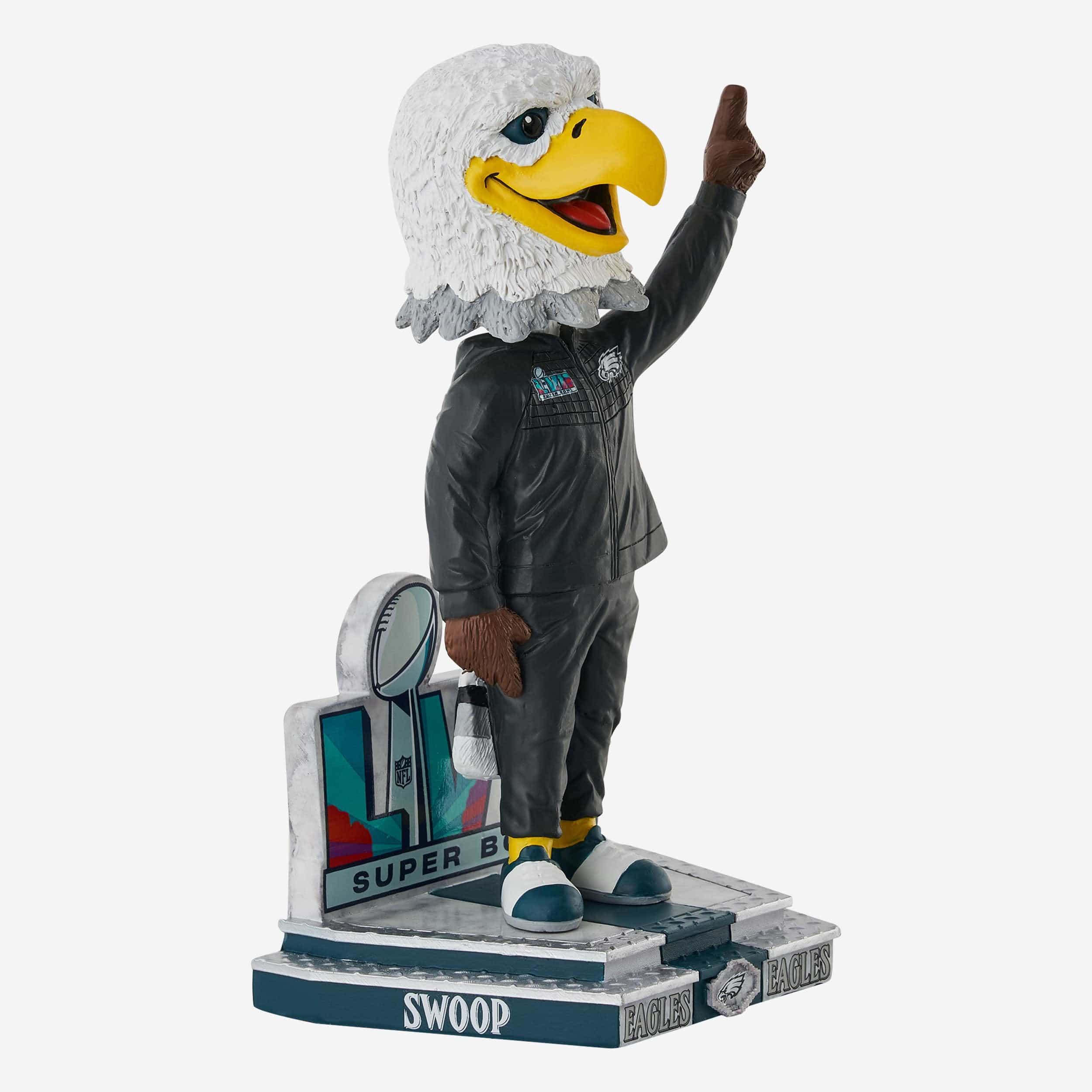 Swoop Philadelphia Eagles Super Bowl LVII Outfit Mascot Bobblehead - Image 4