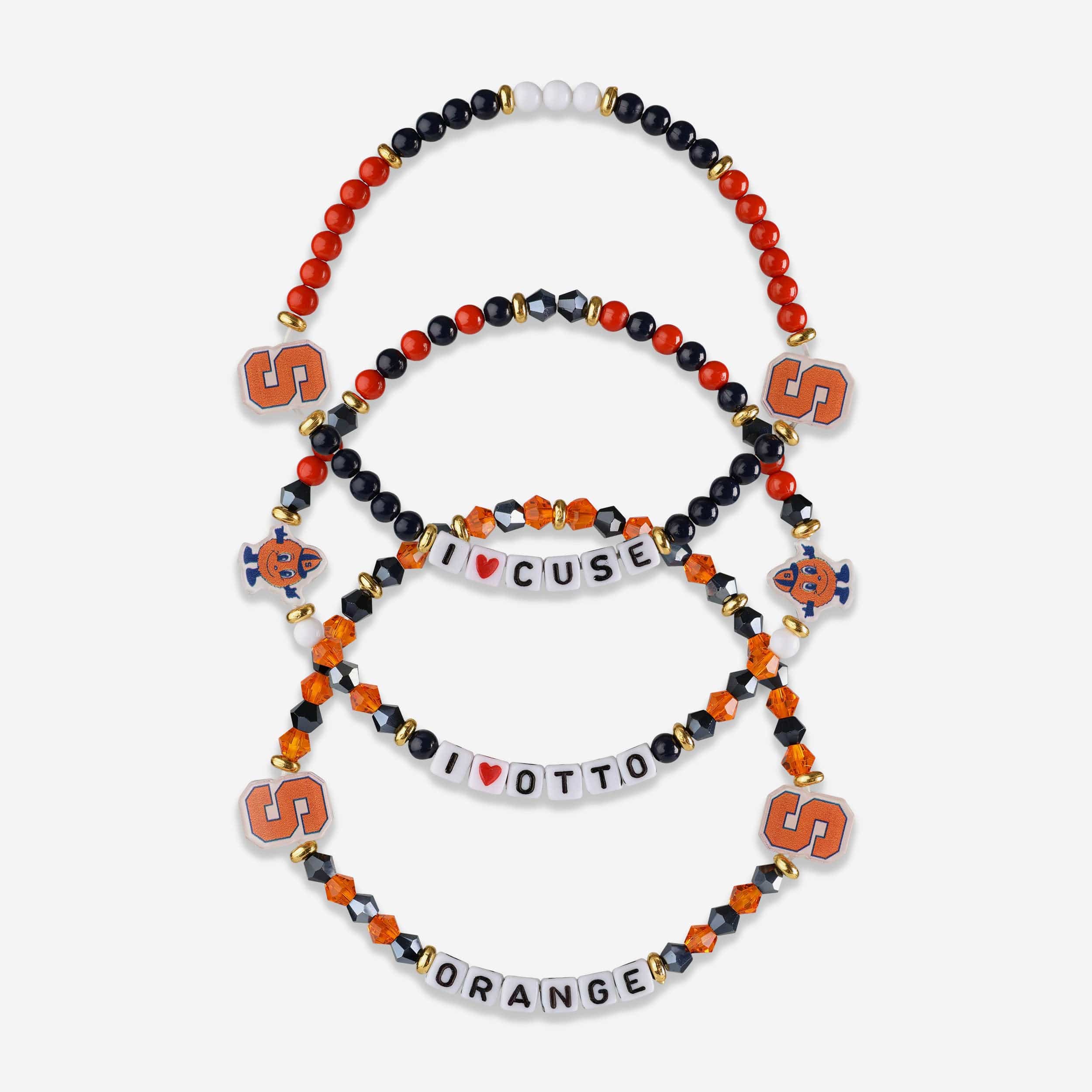Syracuse Orange 3 Pack Friendship Bracelet