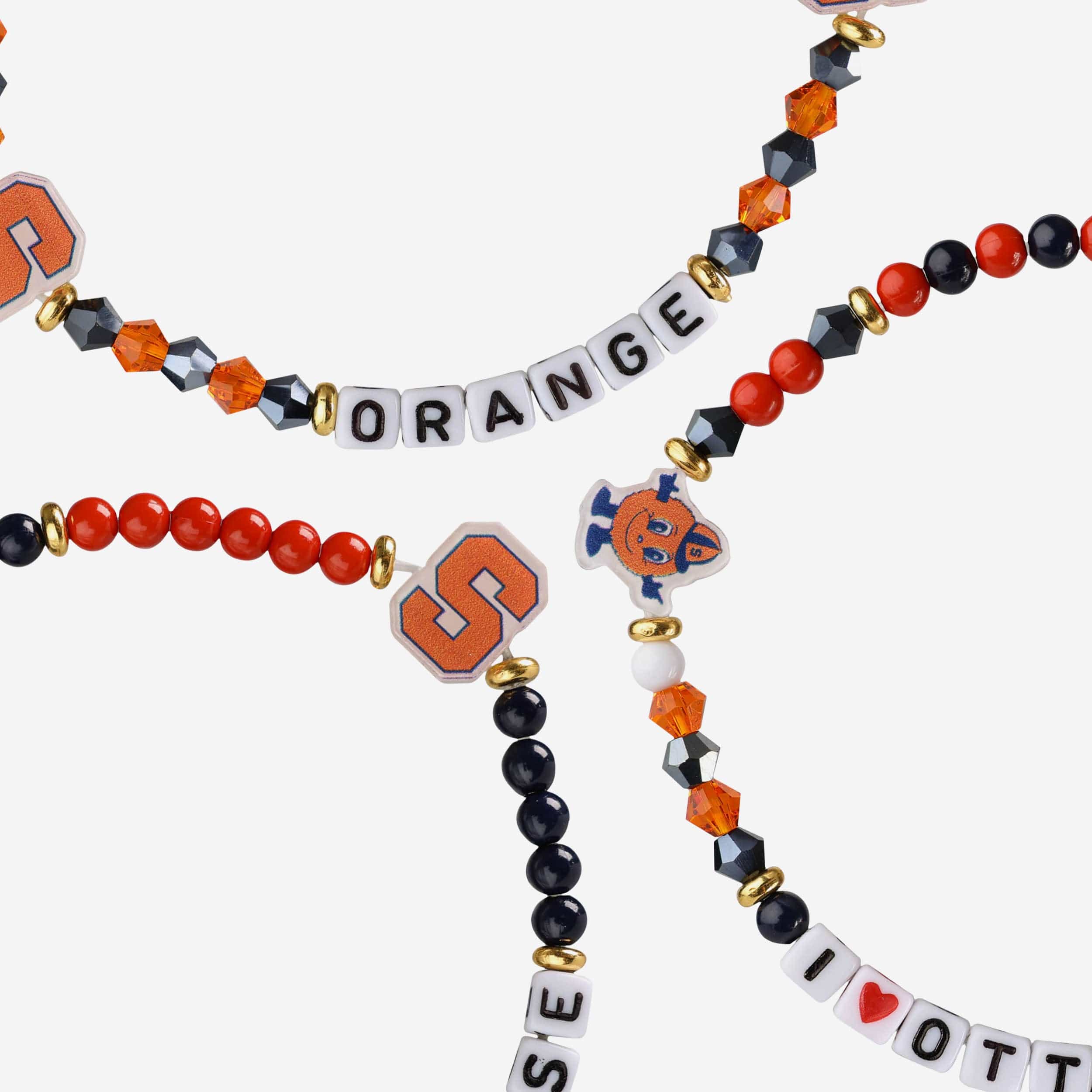 Syracuse Orange 3 Pack Friendship Bracelet - Image 2