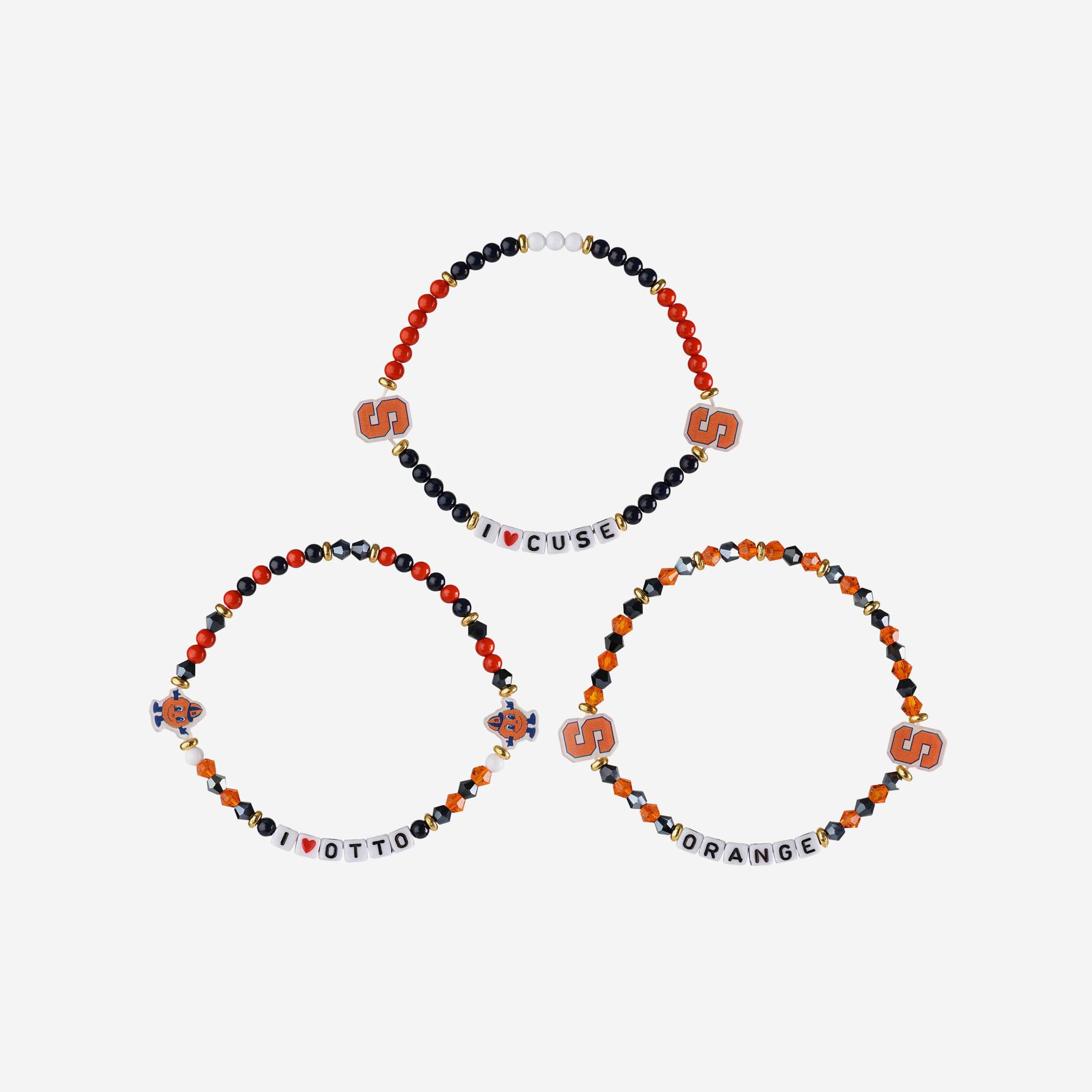 Syracuse Orange 3 Pack Friendship Bracelet - Image 3
