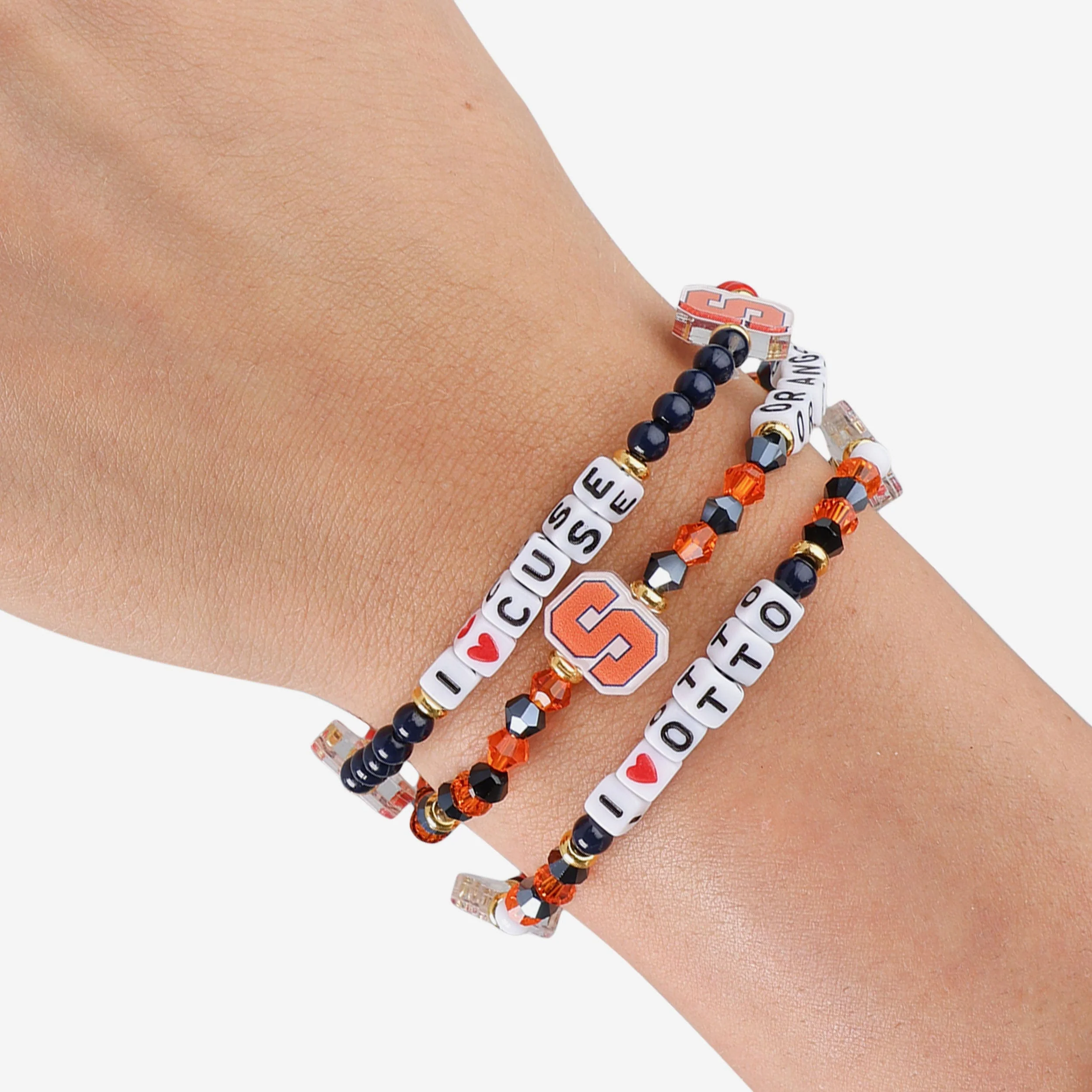 Syracuse Orange 3 Pack Friendship Bracelet - Image 4