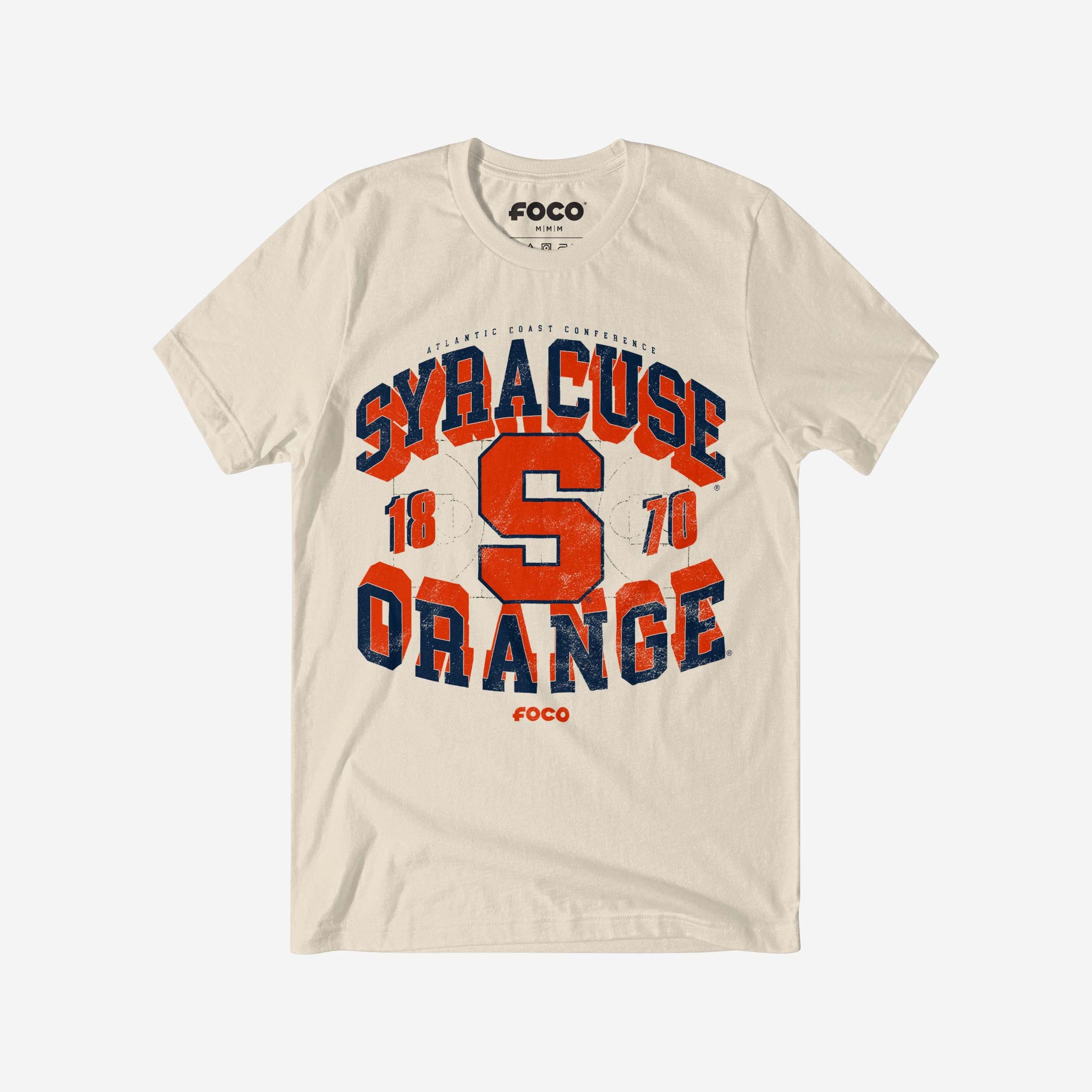 Syracuse Orange Court Arched Wordmark T-Shirt