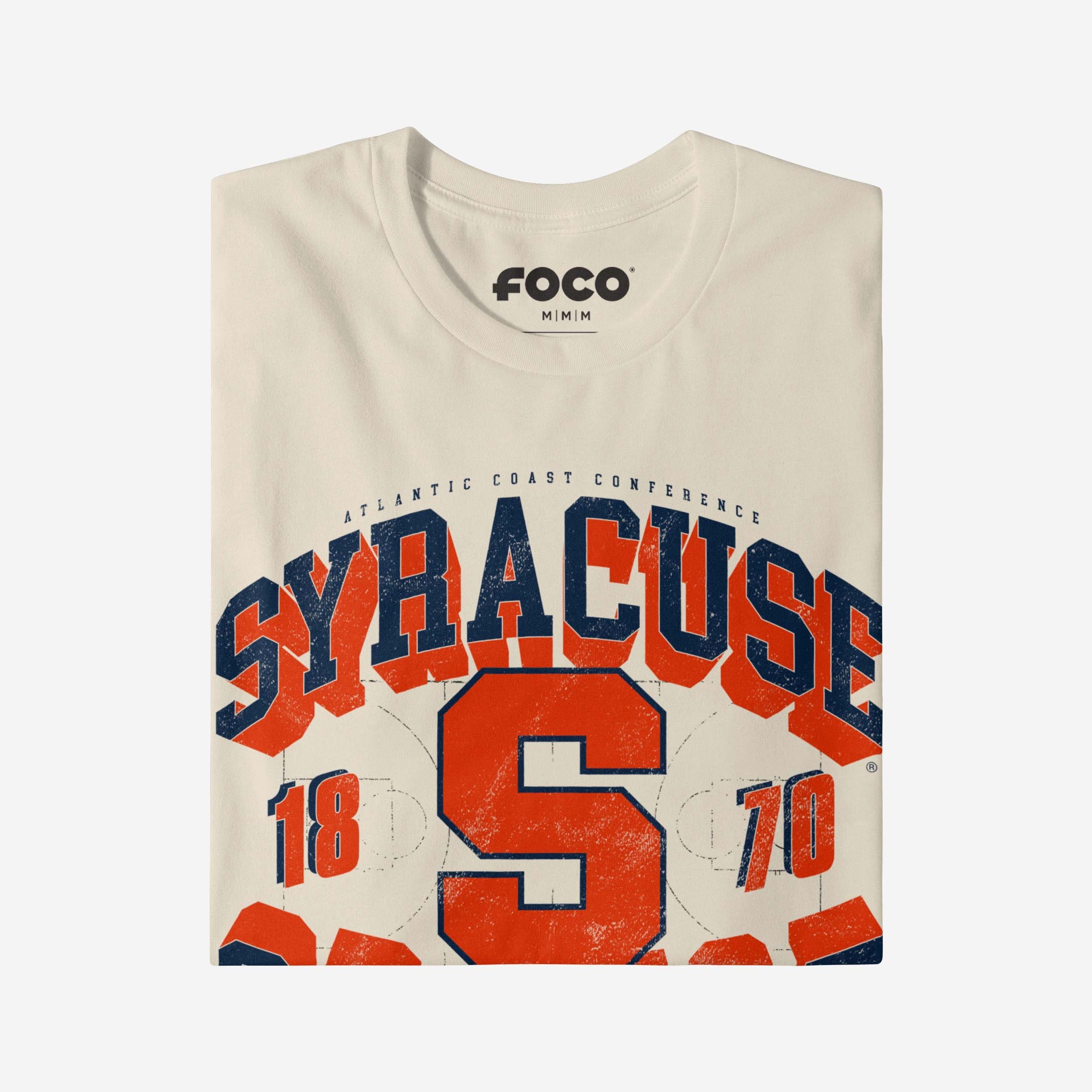 Syracuse Orange Court Arched Wordmark T-Shirt - Image 4