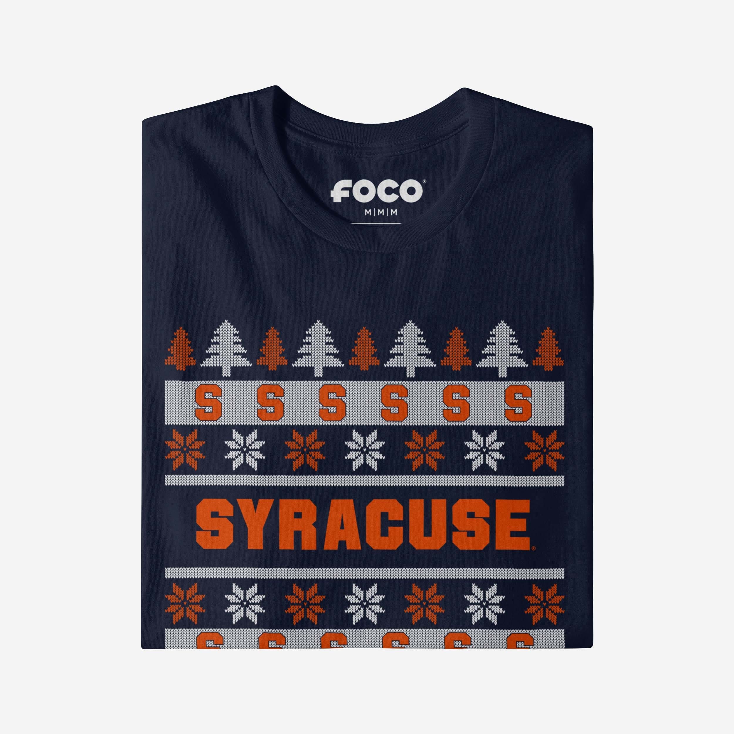 Syracuse Orange Holiday Sweater T-Shirt - Image 4